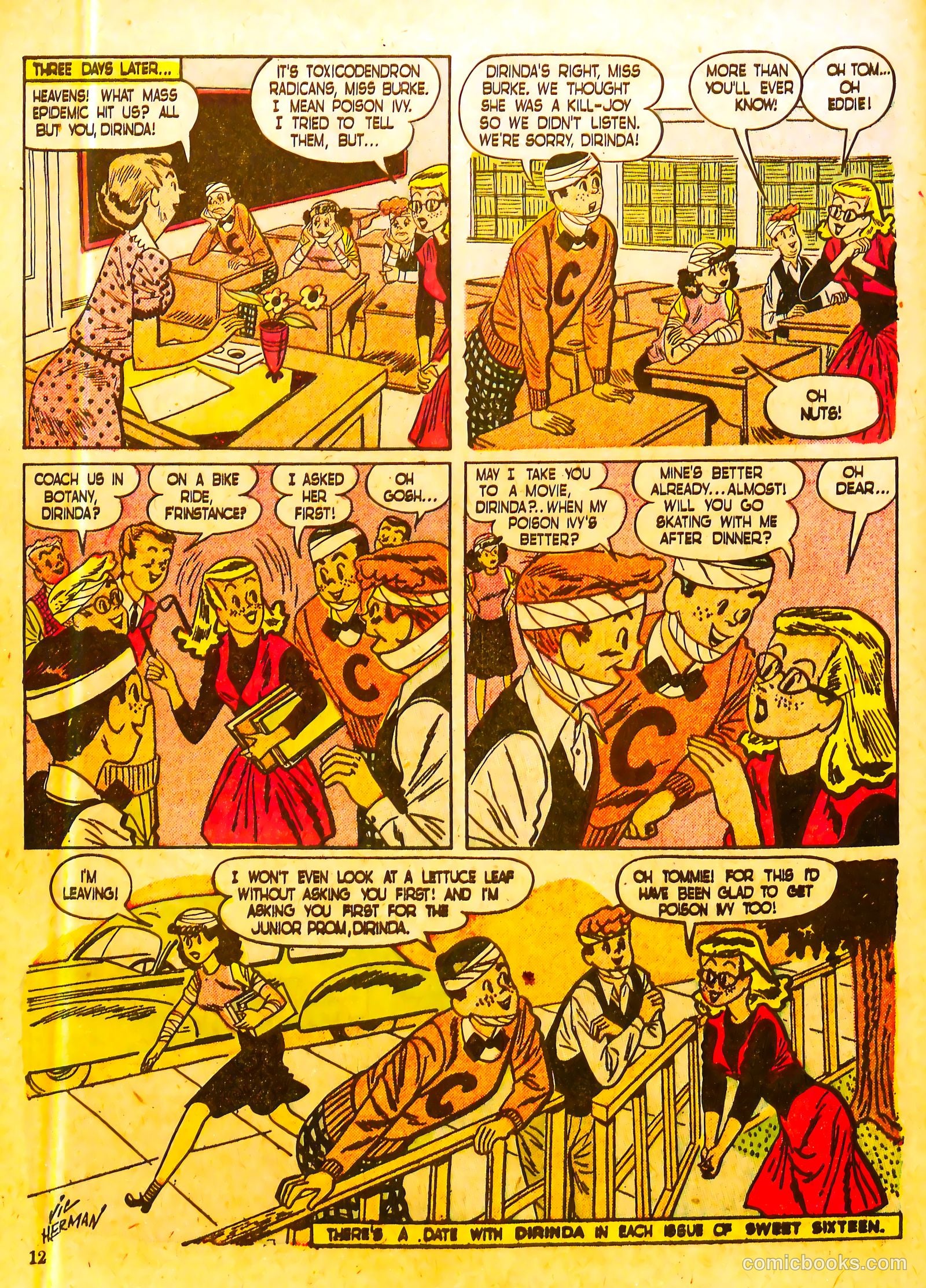 Sweet Sixteen #5 (1947) — page 12 of 51