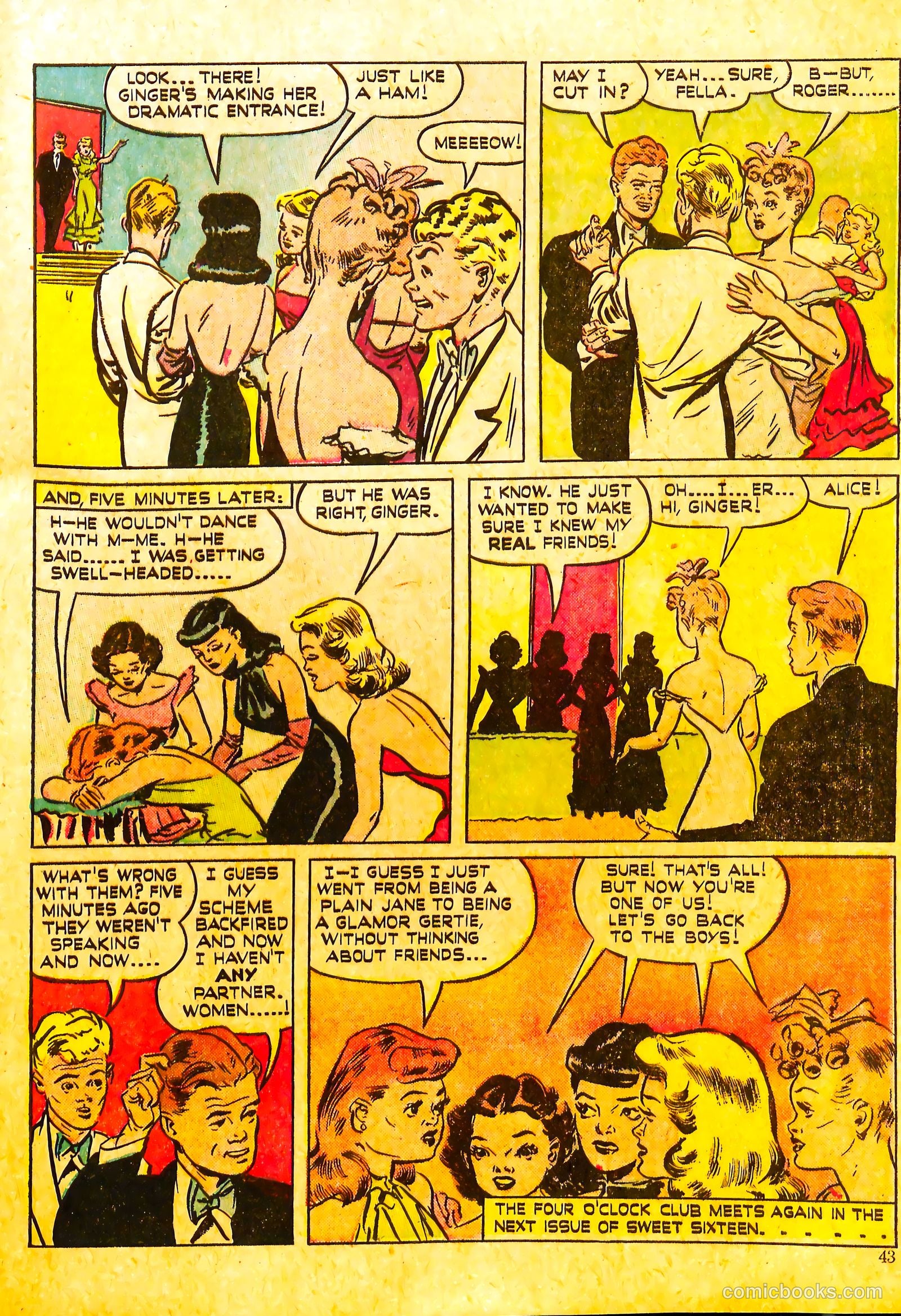 Sweet Sixteen #5 (1947) — page 42 of 51