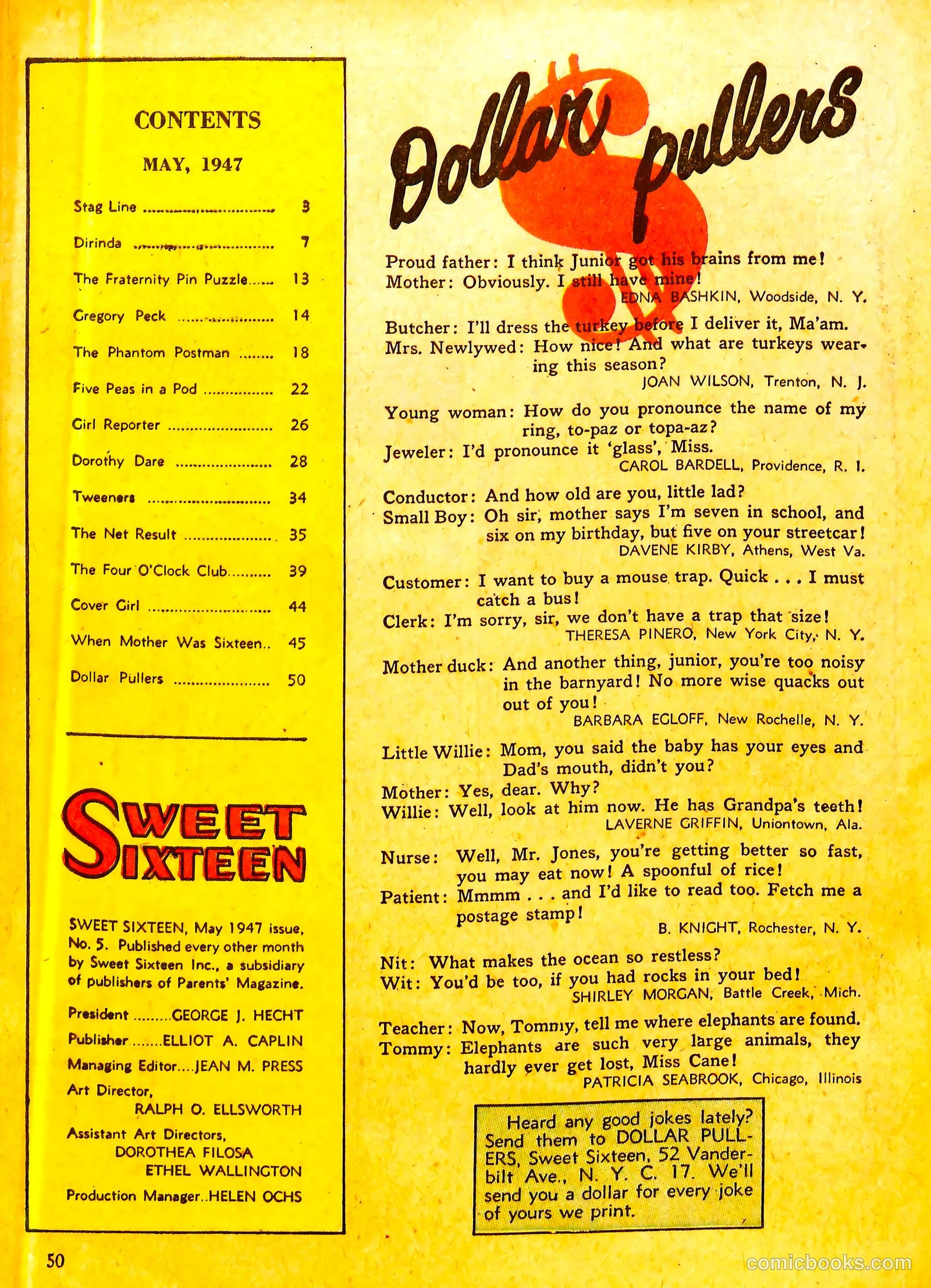 Sweet Sixteen #5 (1947) — page 49 of 51