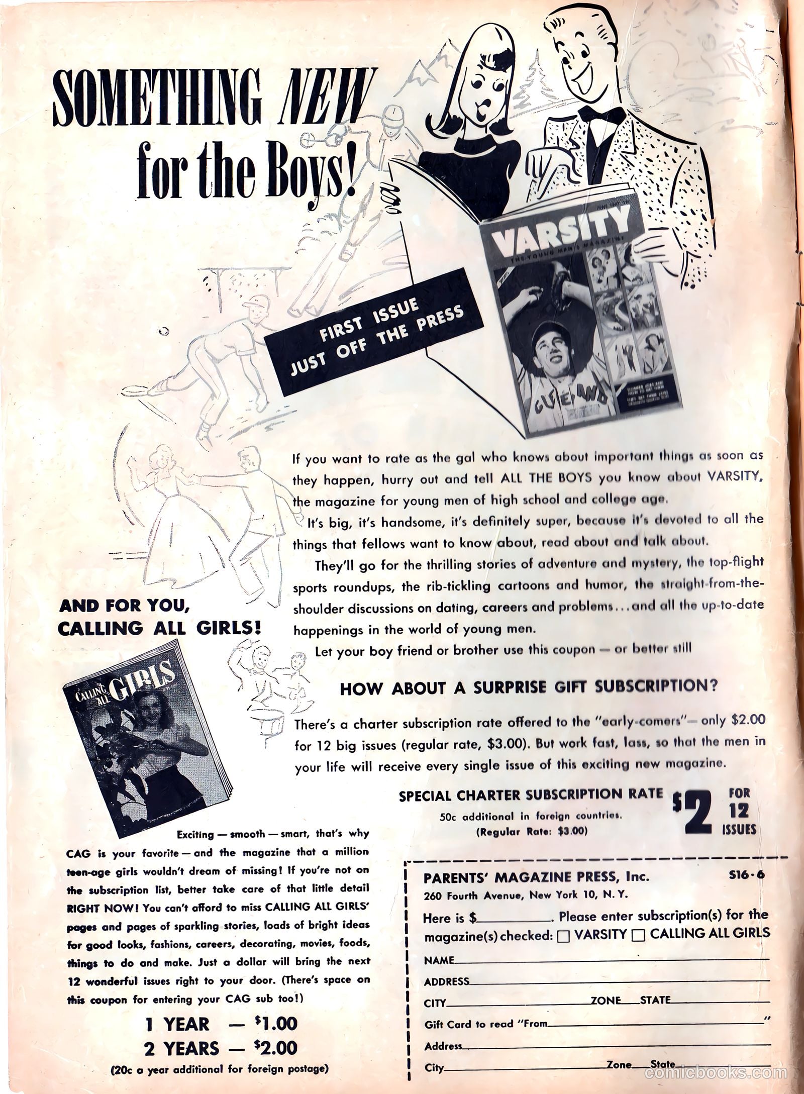 Sweet Sixteen #6 (1947) — page 2 of 43