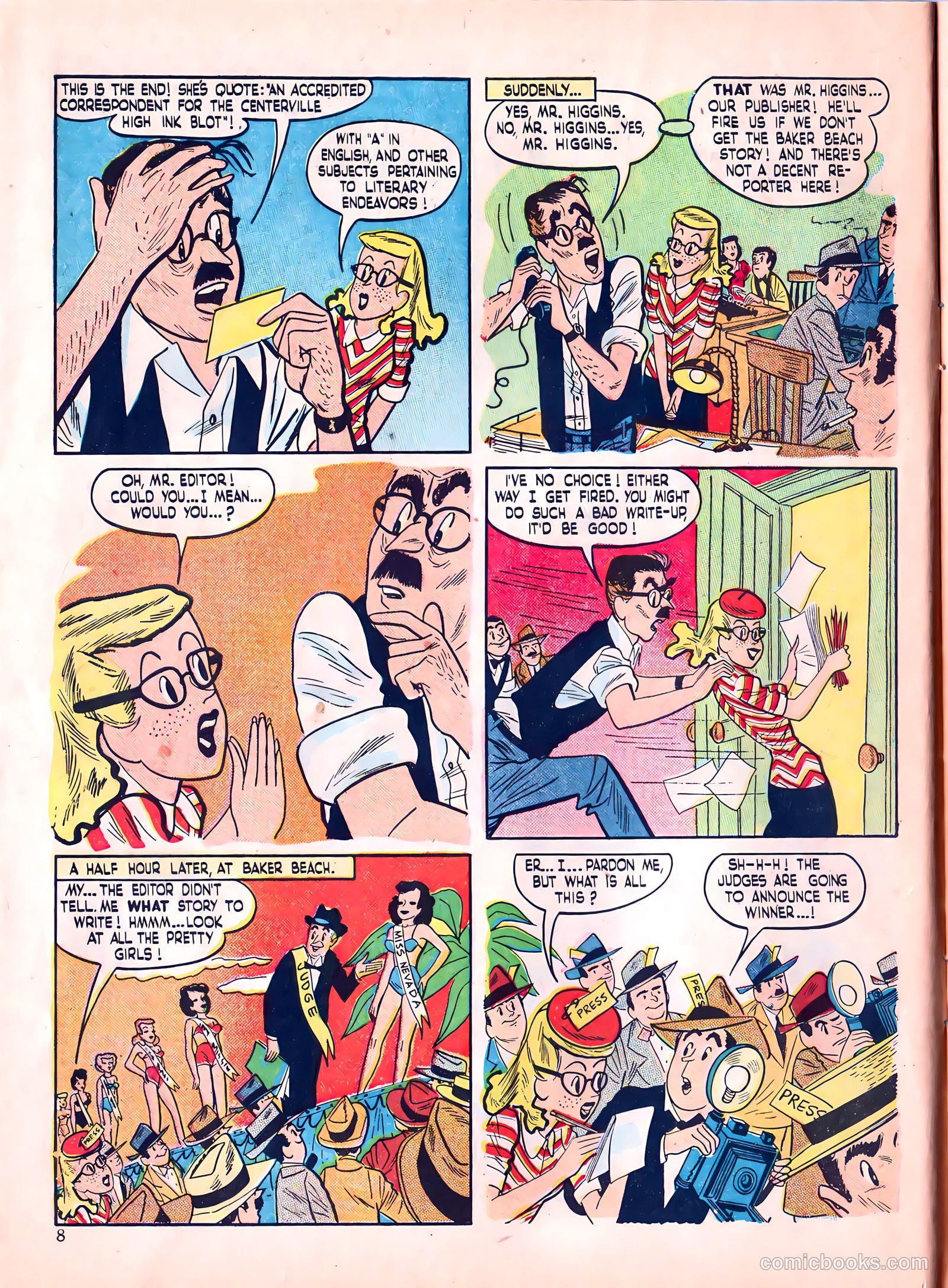 Sweet Sixteen #6 (1947) — page 8 of 43
