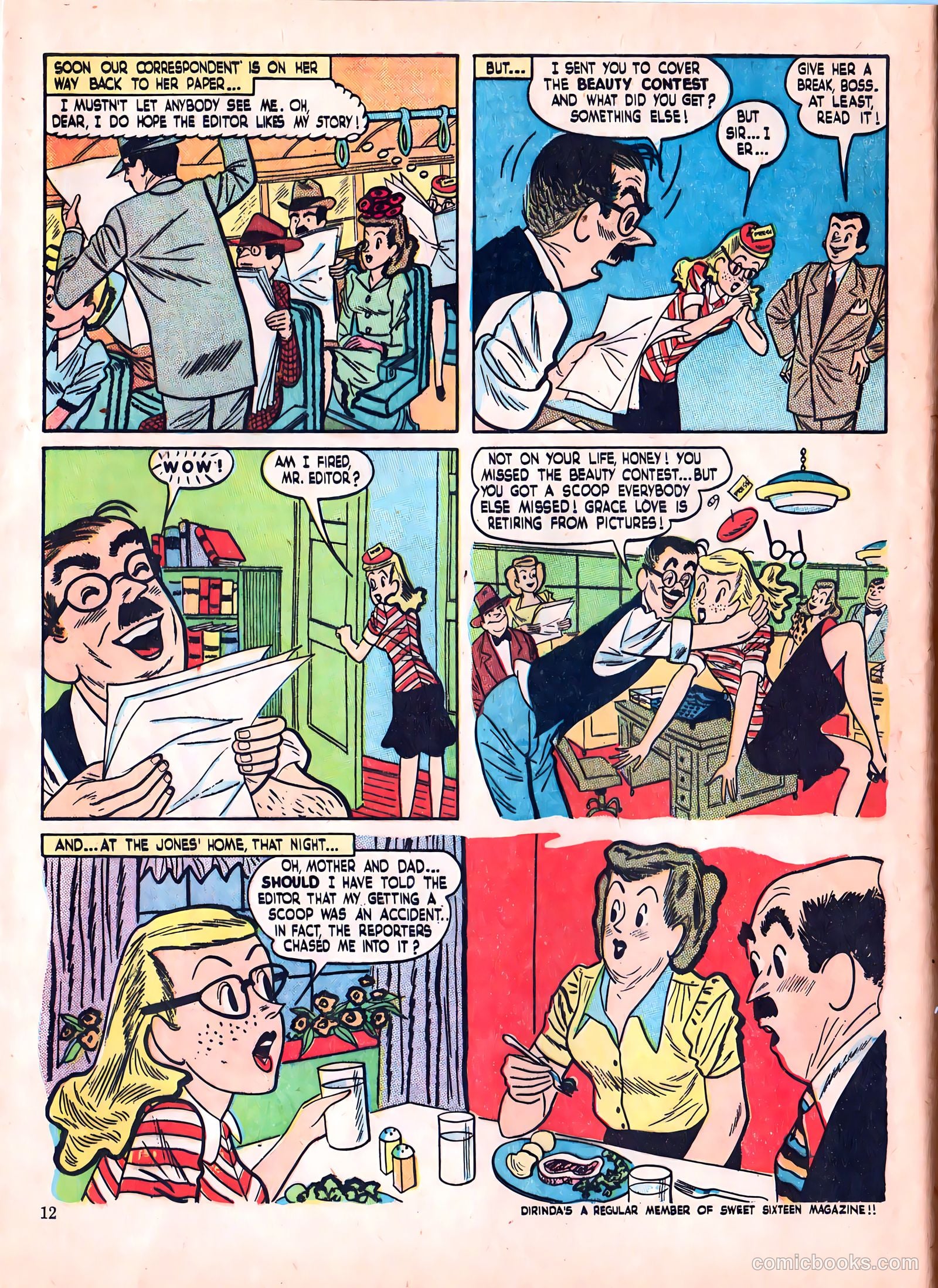 Sweet Sixteen #6 (1947) — page 12 of 43