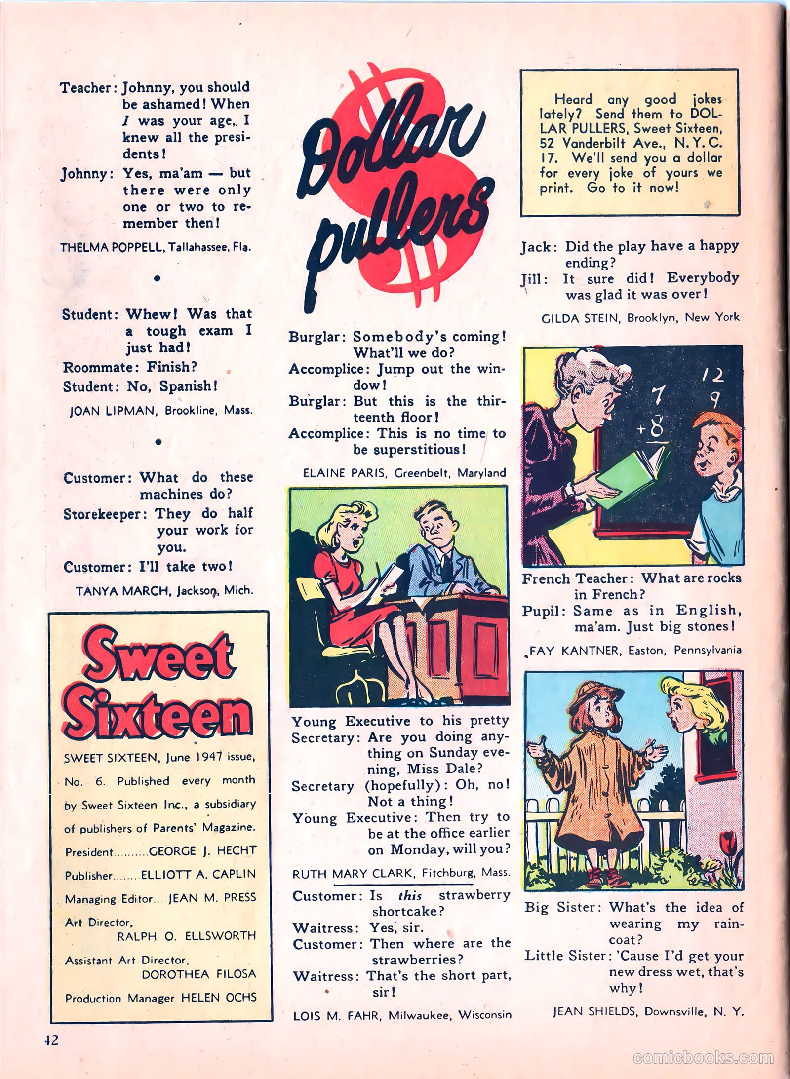 Sweet Sixteen #6 (1947) — page 41 of 43