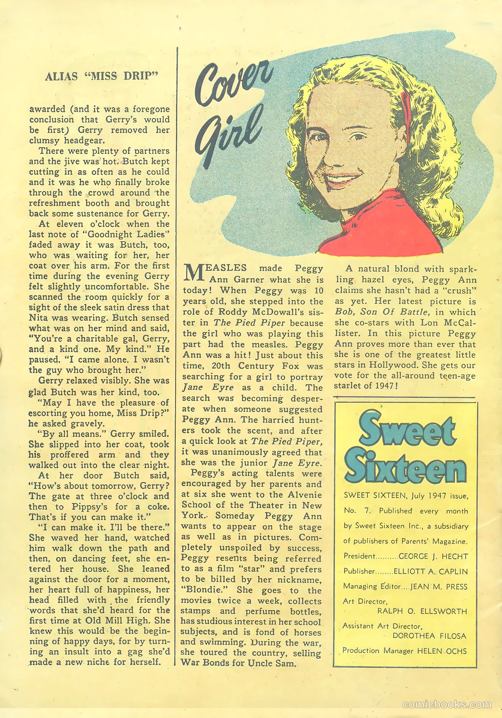 Sweet Sixteen #7 (1947) — page 33 of 35