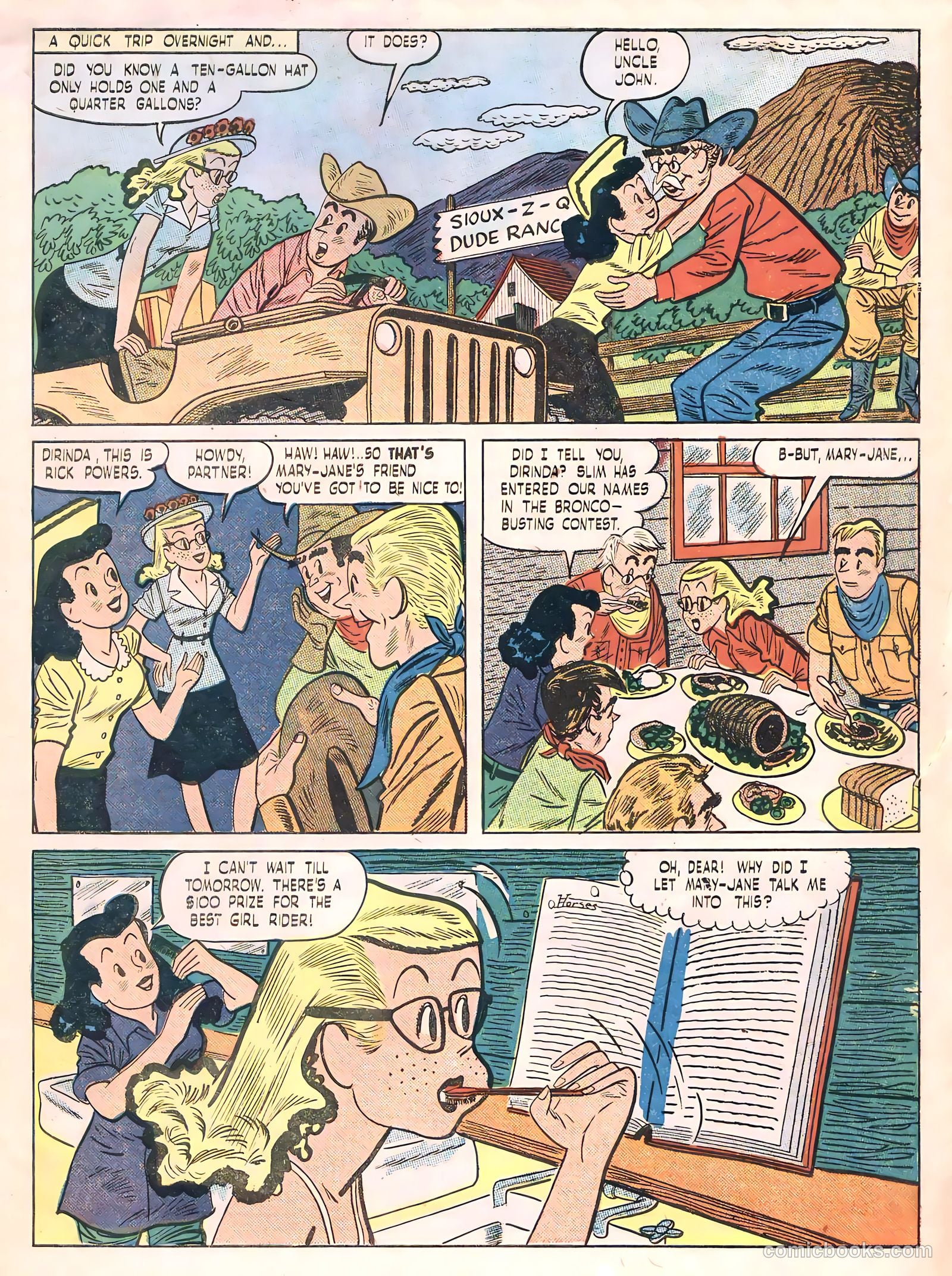 Sweet Sixteen #9 (1947) — page 5 of 36