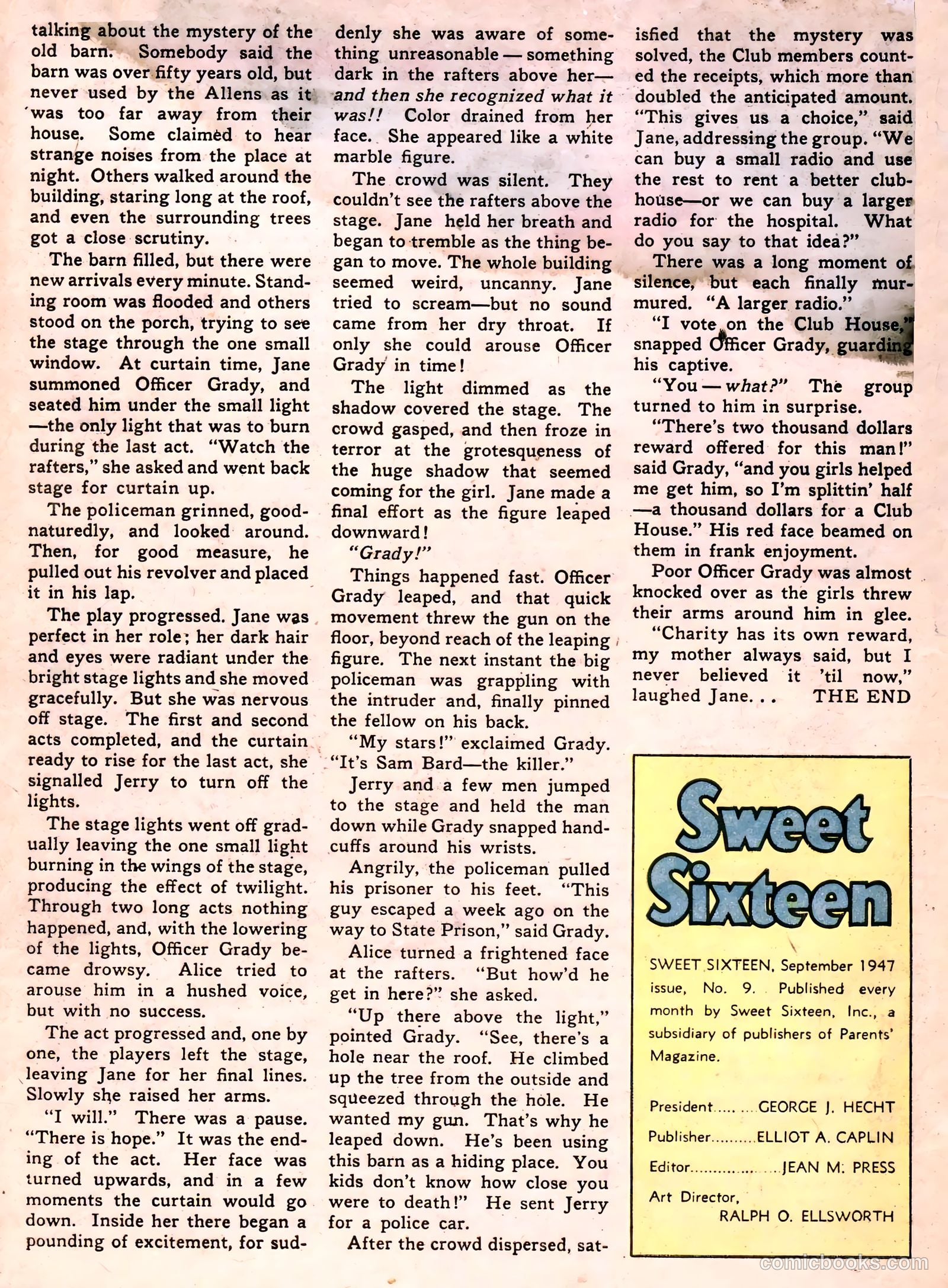 Sweet Sixteen #9 (1947) — page 34 of 36