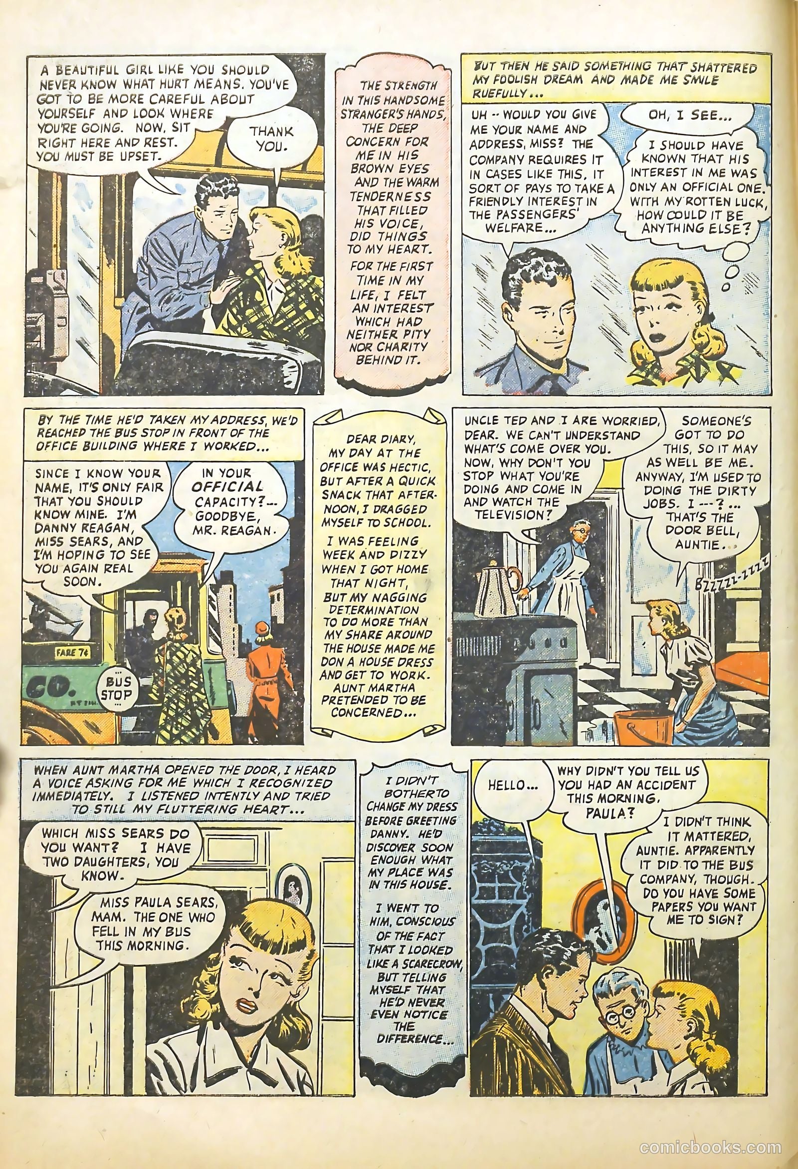 Sweetheart Diary #1 (1949) — page 6 of 36