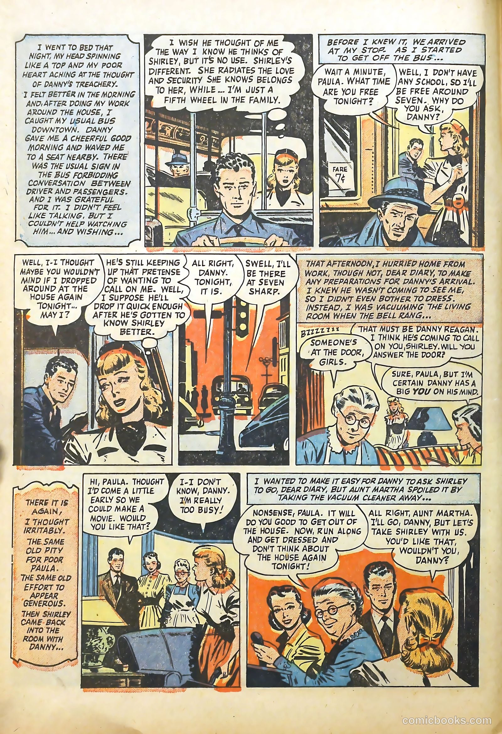 Sweetheart Diary #1 (1949) — page 8 of 36