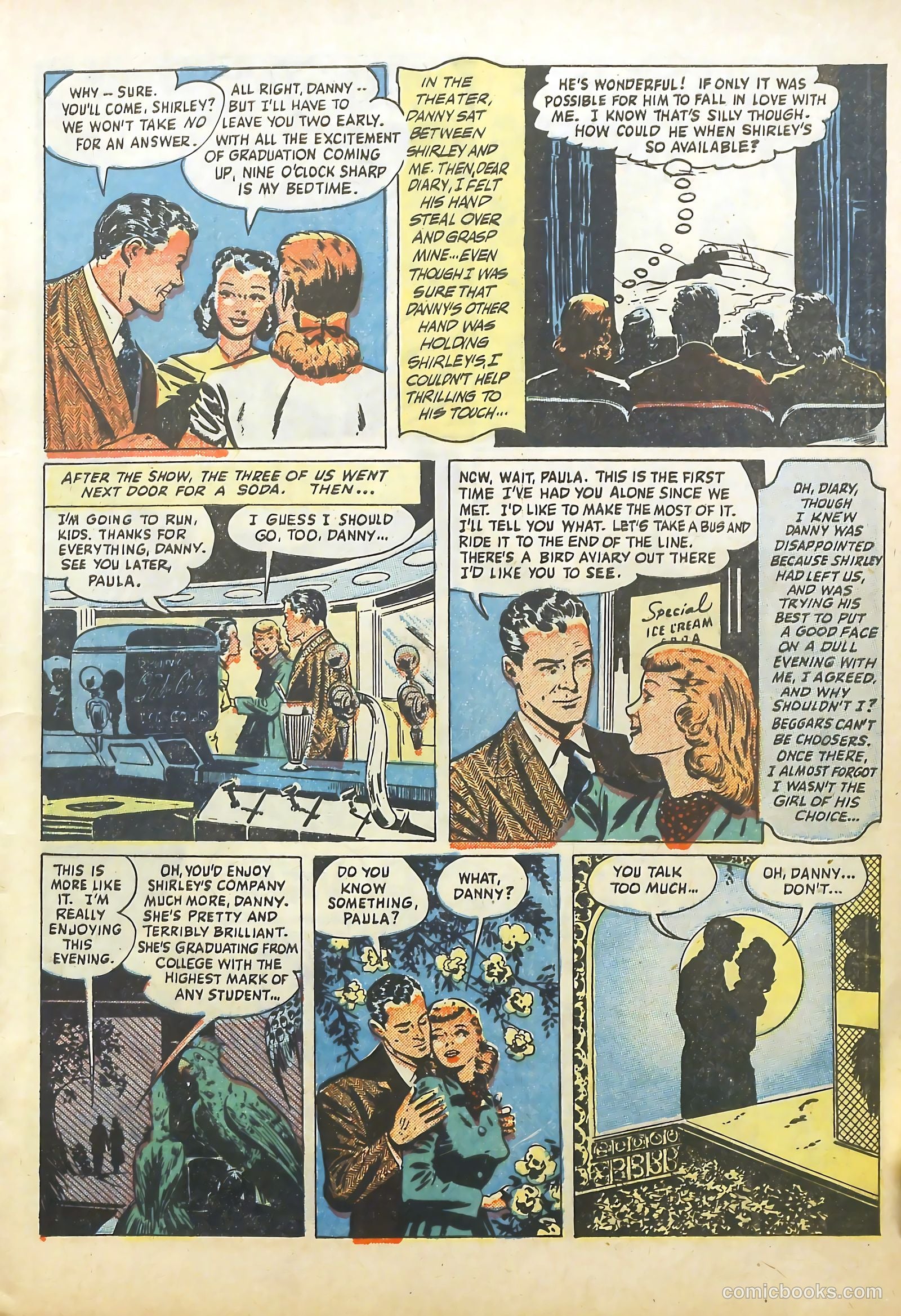 Sweetheart Diary #1 (1949) — page 9 of 36