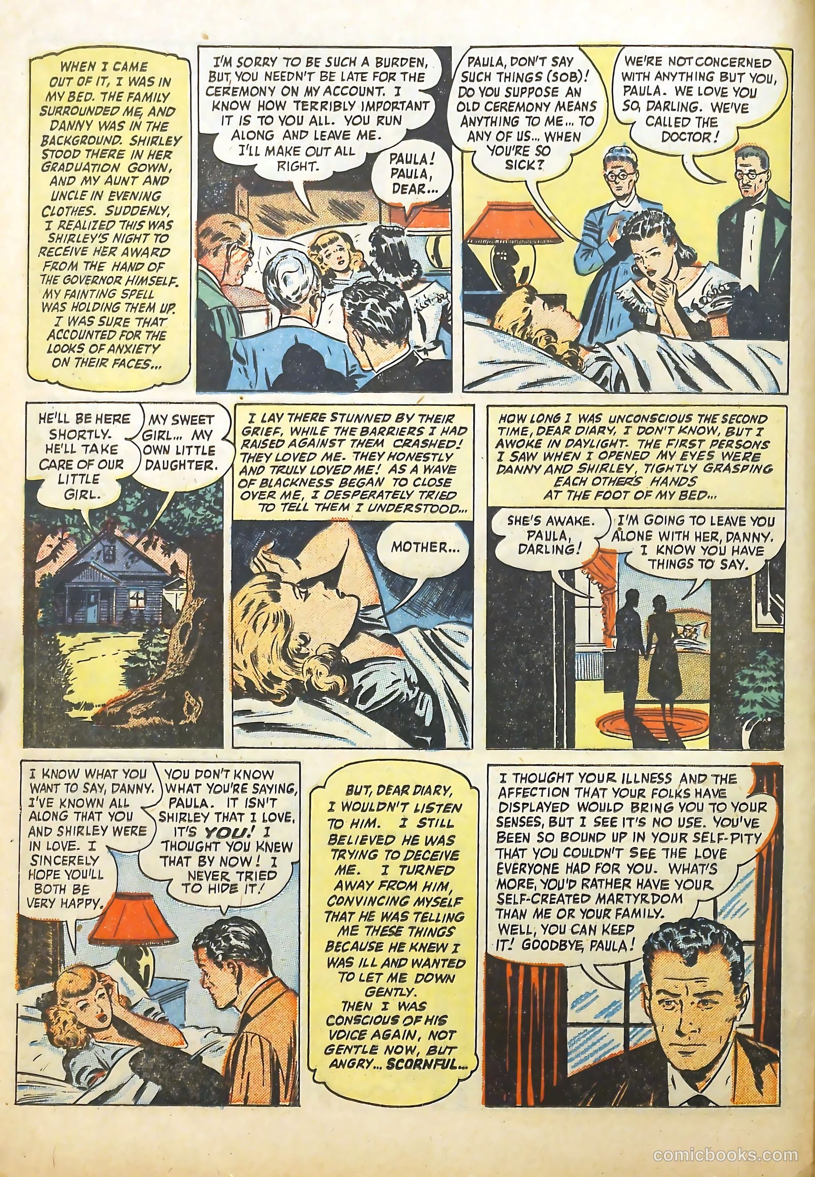 Sweetheart Diary #1 (1949) — page 12 of 36