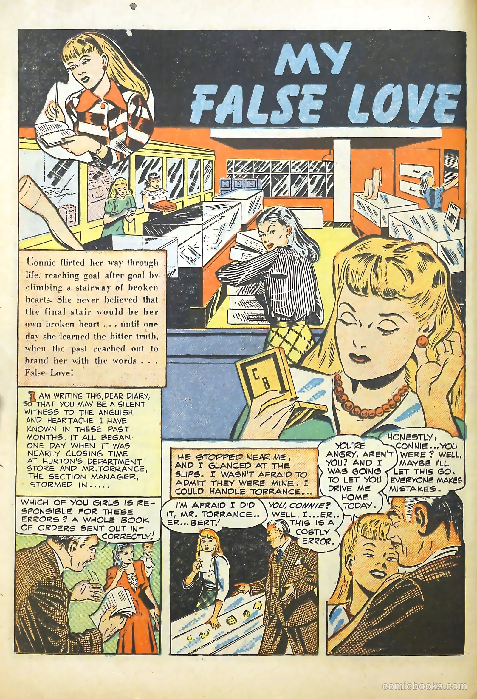 Sweetheart Diary #1 (1949) — page 14 of 36