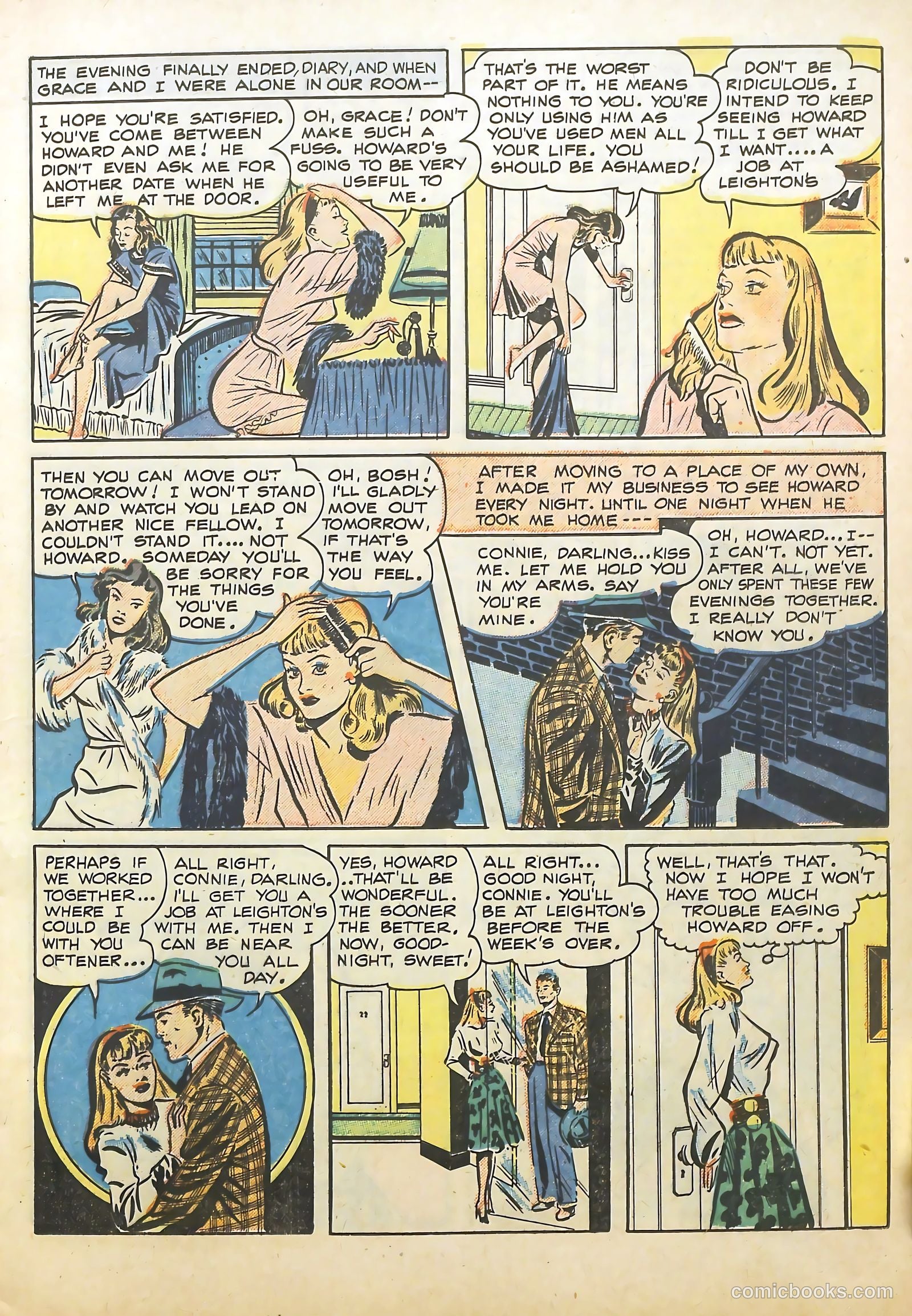 Sweetheart Diary #1 (1949) — page 17 of 36