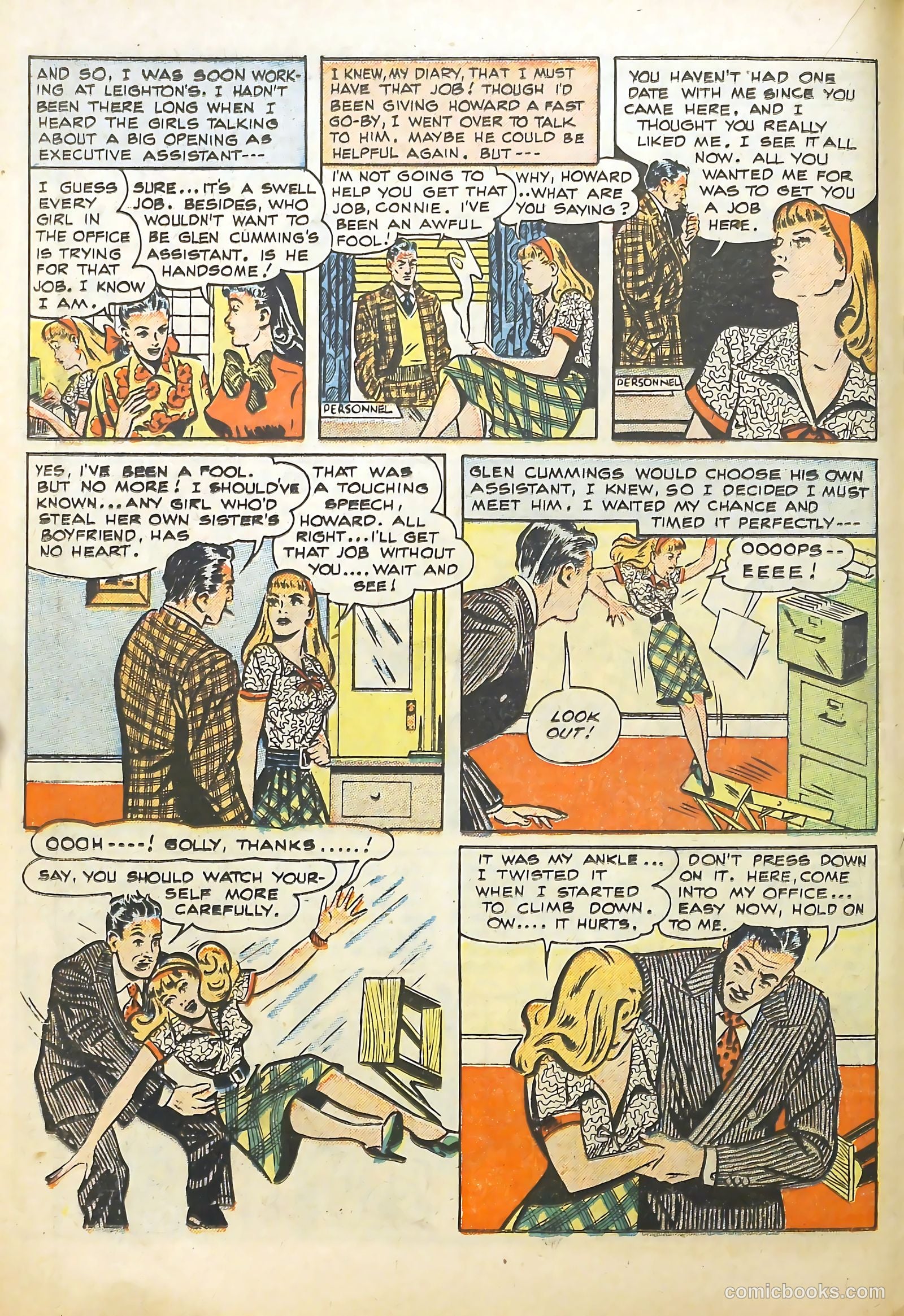 Sweetheart Diary #1 (1949) — page 18 of 36