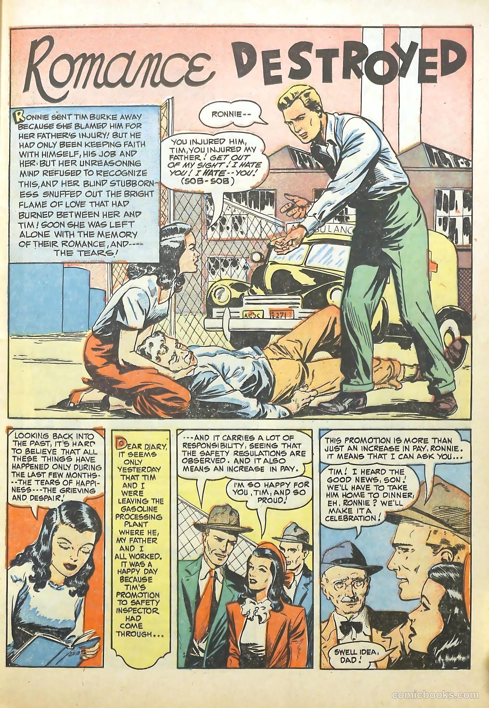 Sweetheart Diary #1 (1949) — page 25 of 36