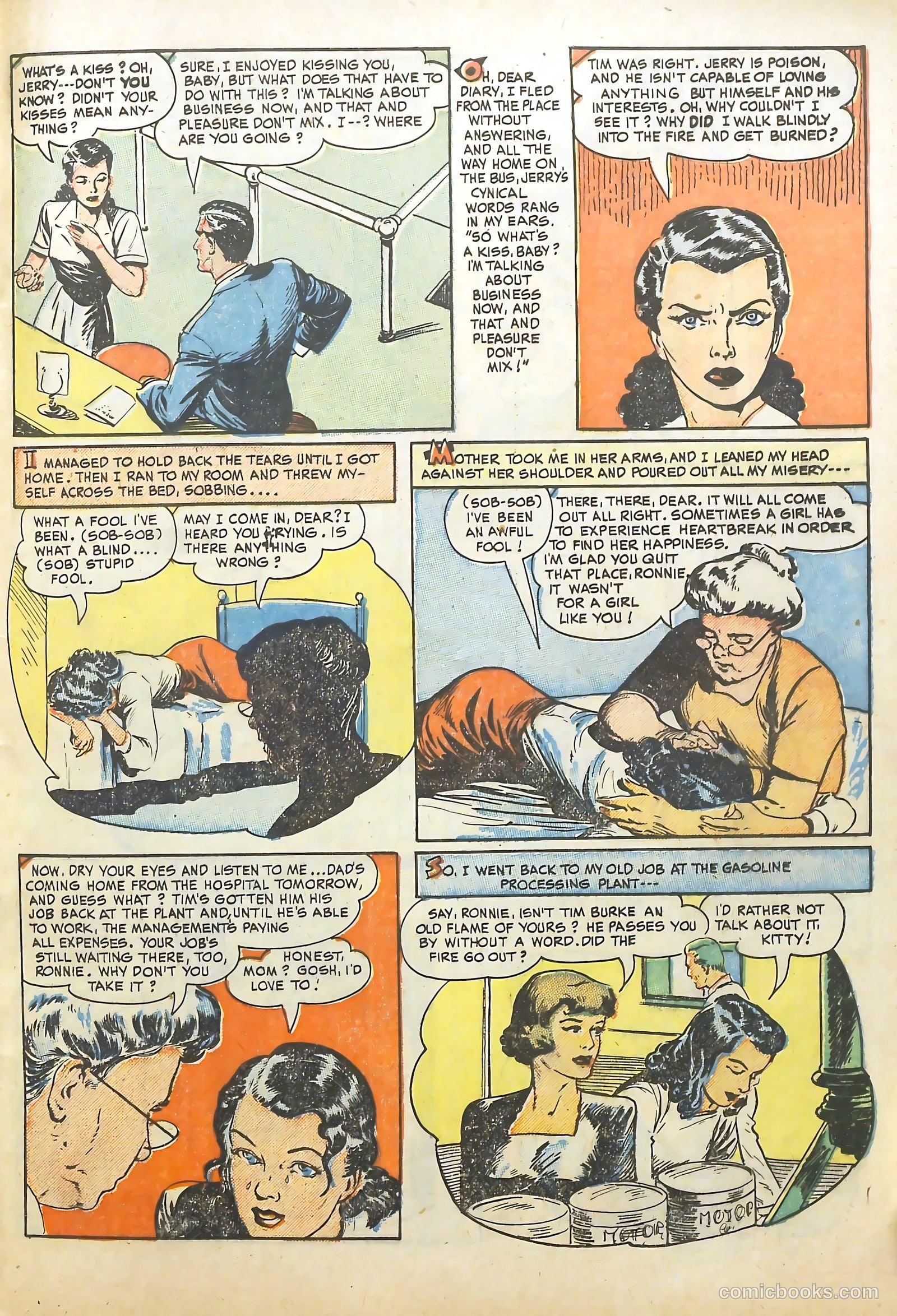 Sweetheart Diary #1 (1949) — page 33 of 36