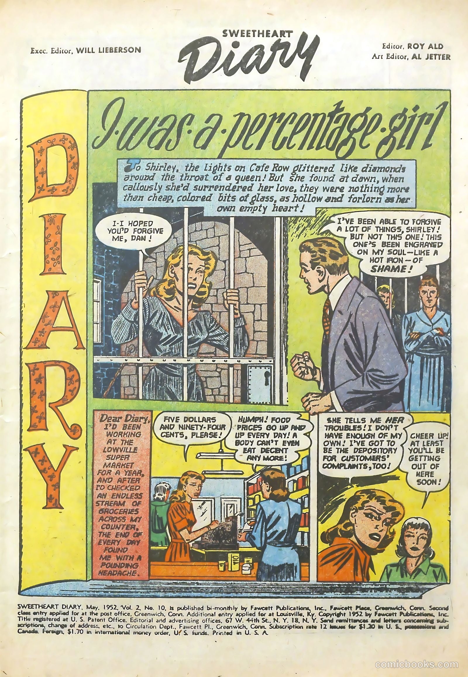 Sweetheart Diary #10 (1952) — page 3 of 36
