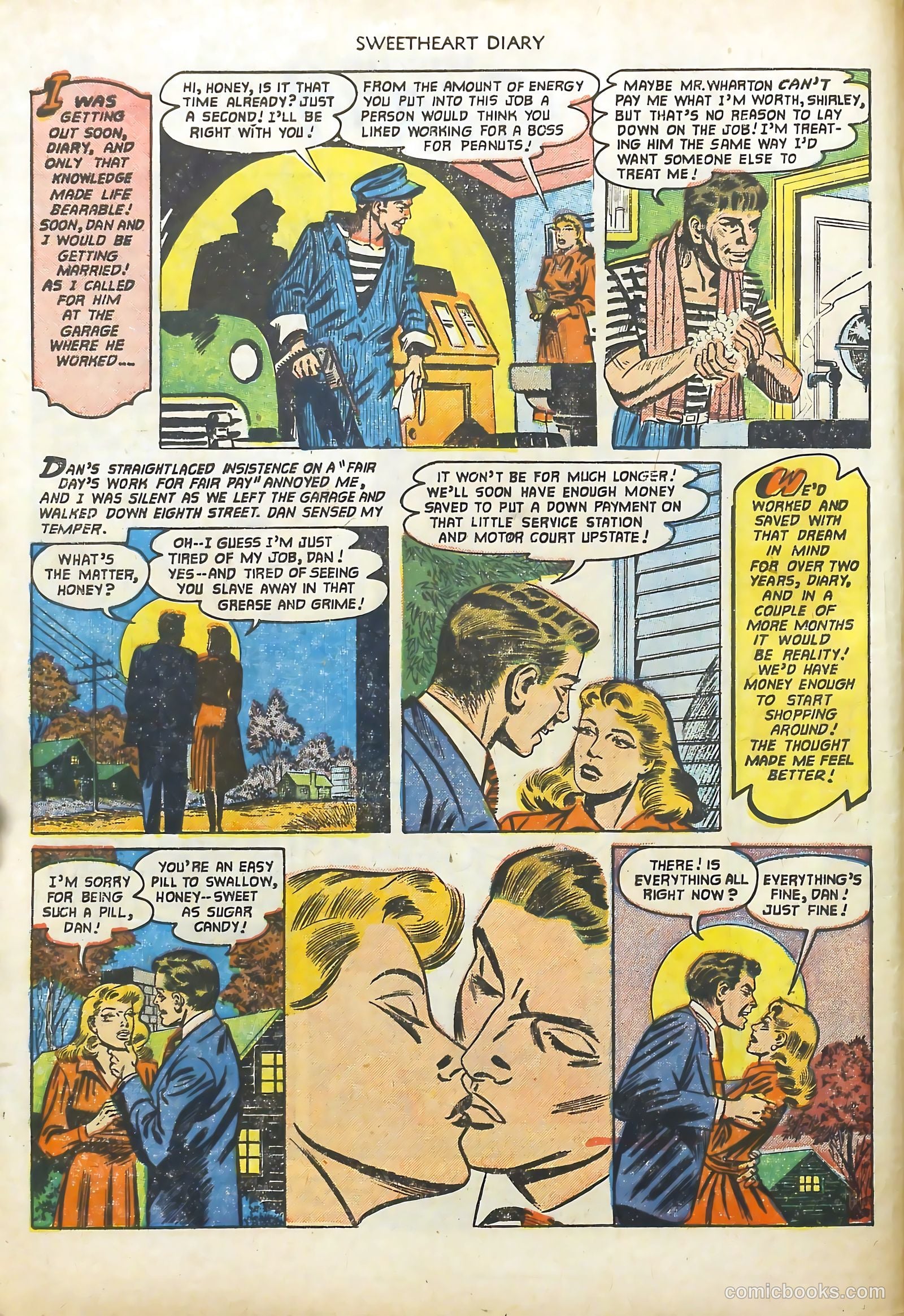 Sweetheart Diary #10 (1952) — page 4 of 36