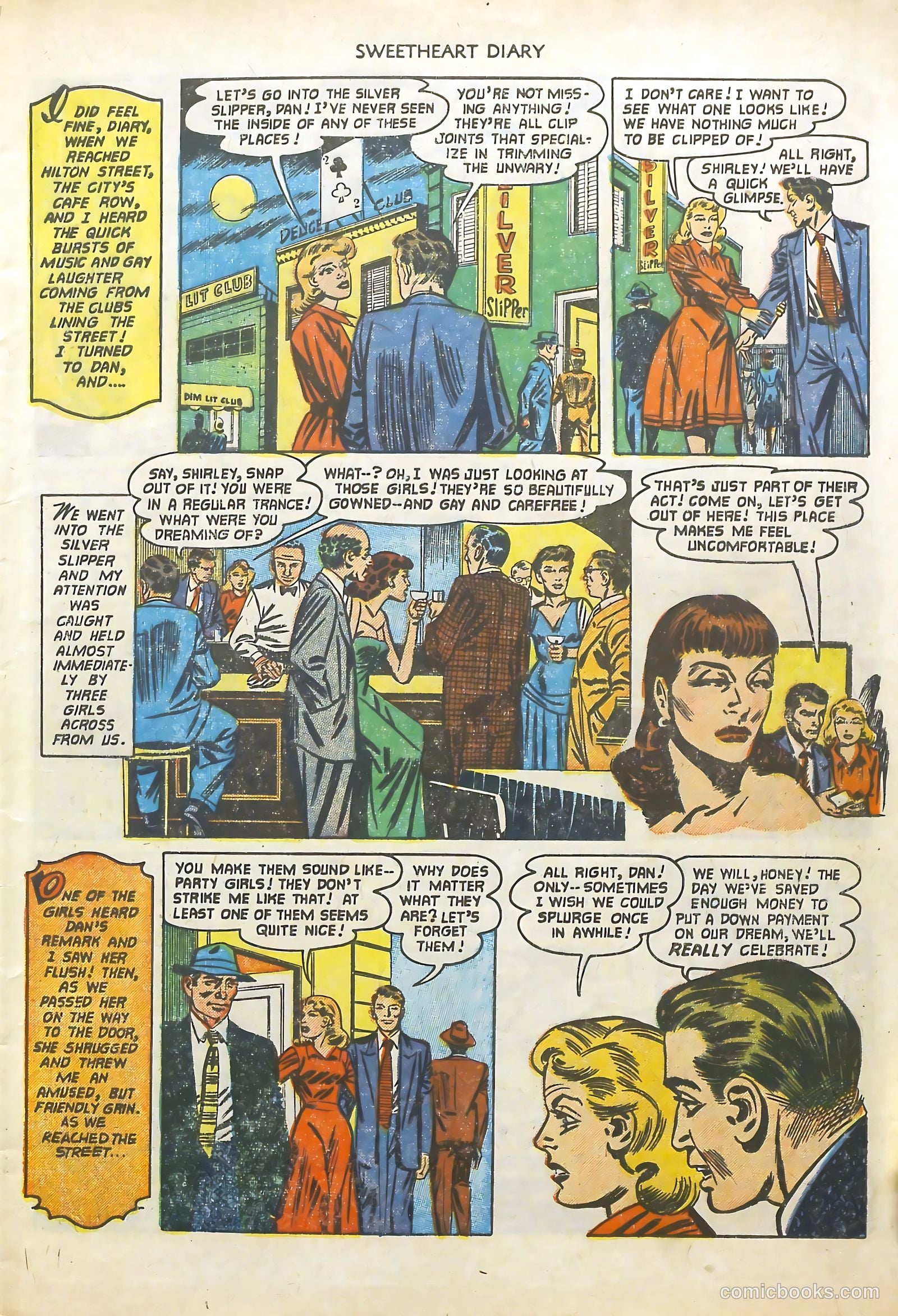 Sweetheart Diary #10 (1952) — page 5 of 36
