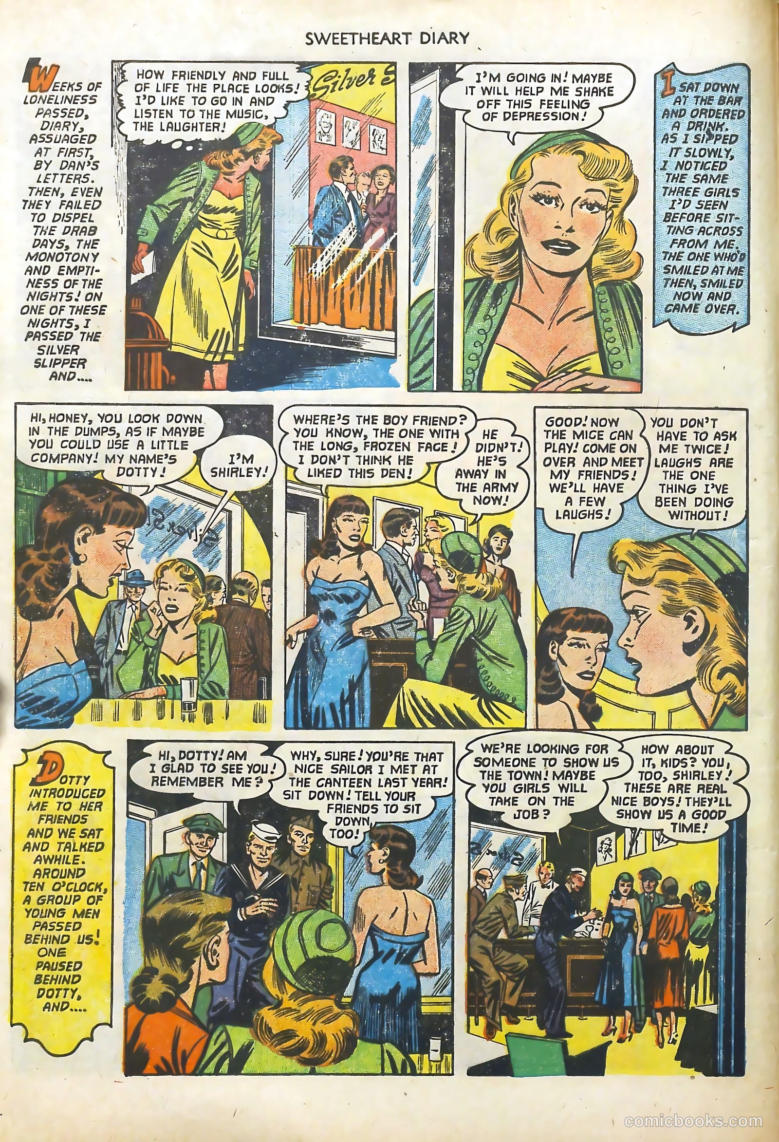 Sweetheart Diary #10 (1952) — page 8 of 36