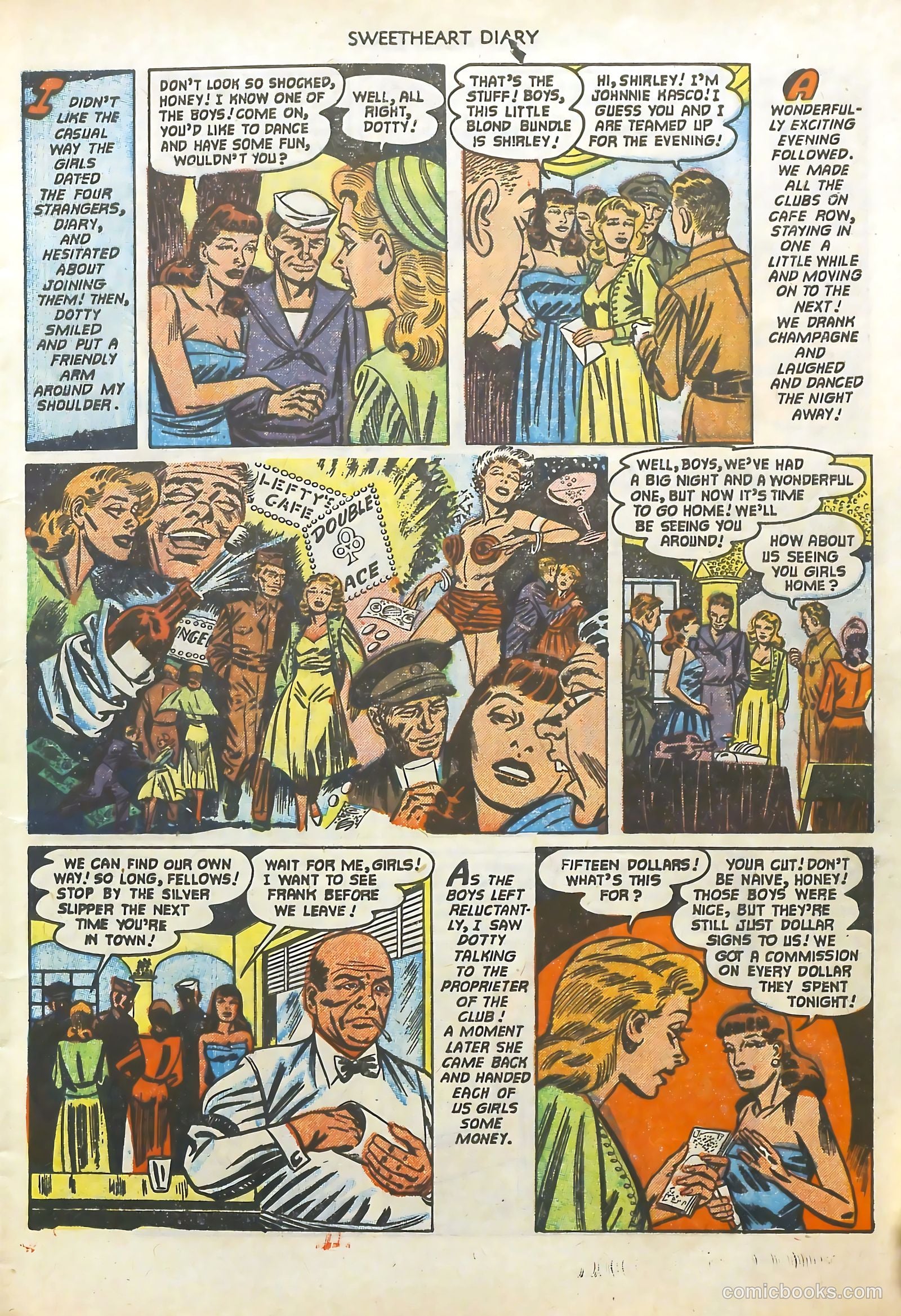 Sweetheart Diary #10 (1952) — page 9 of 36