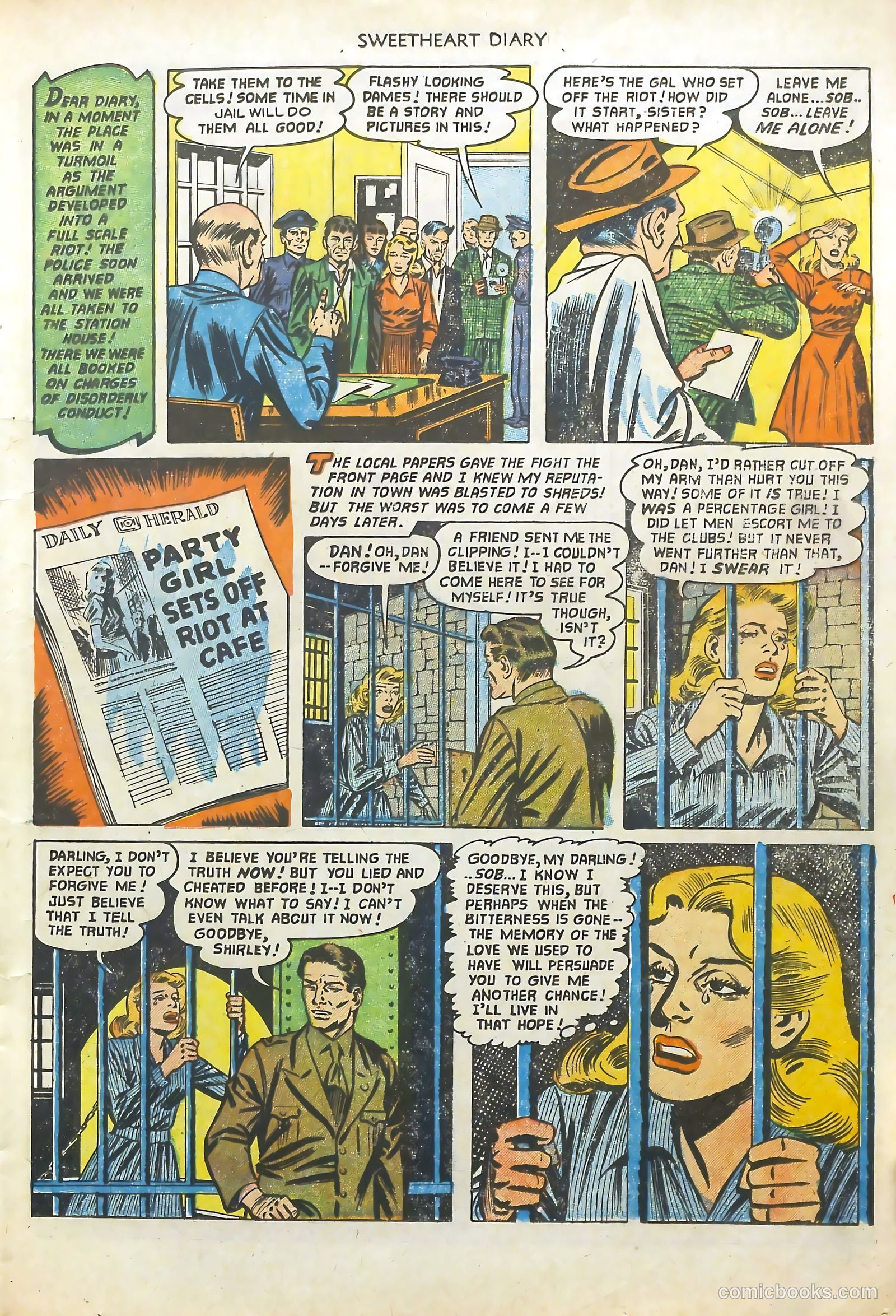 Sweetheart Diary #10 (1952) — page 13 of 36