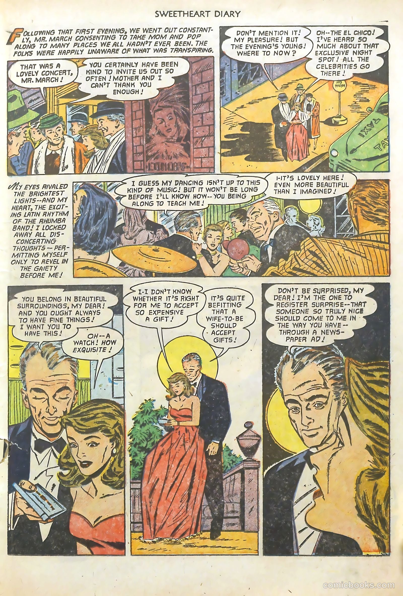 Sweetheart Diary #10 (1952) — page 19 of 36