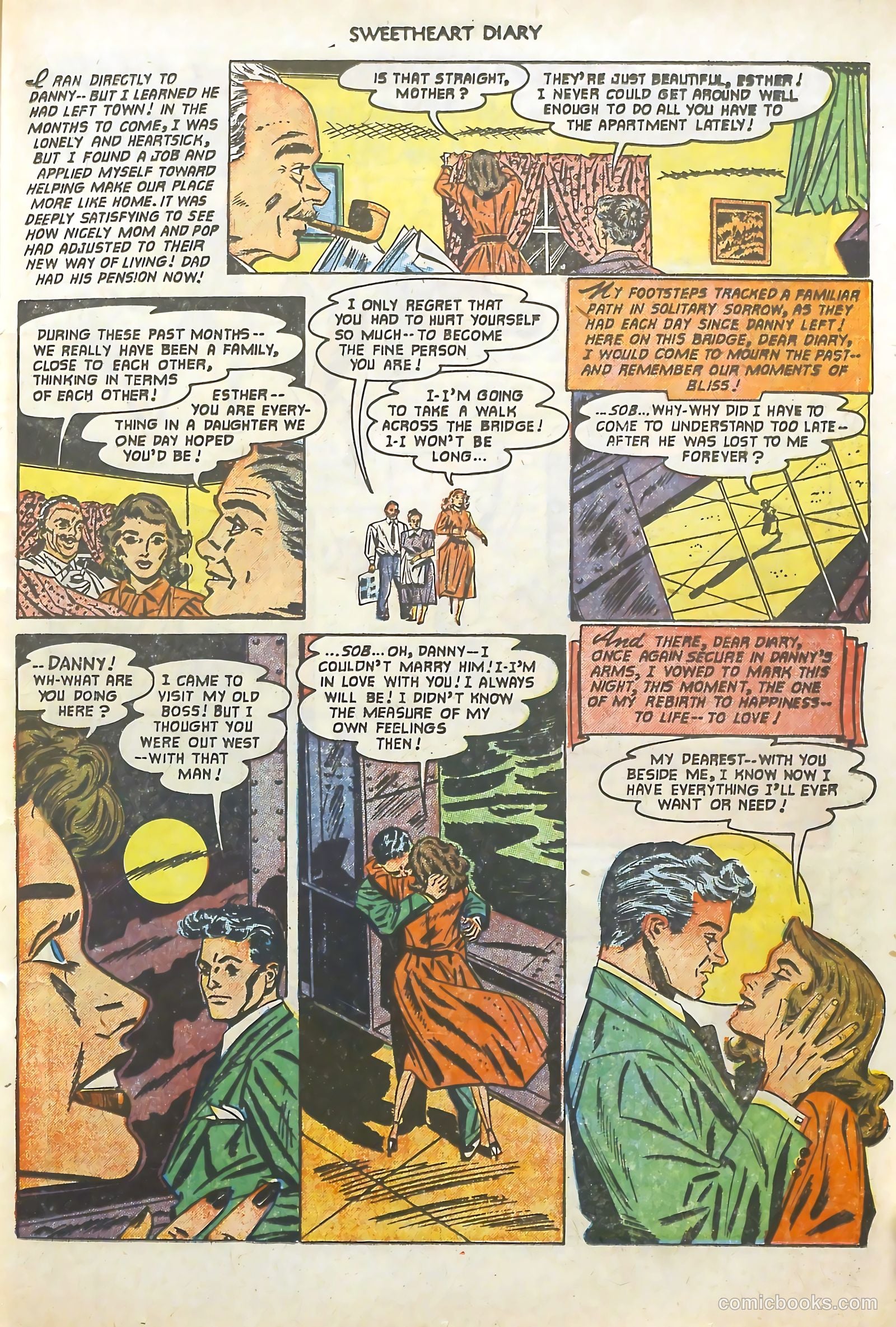 Sweetheart Diary #10 (1952) — page 23 of 36