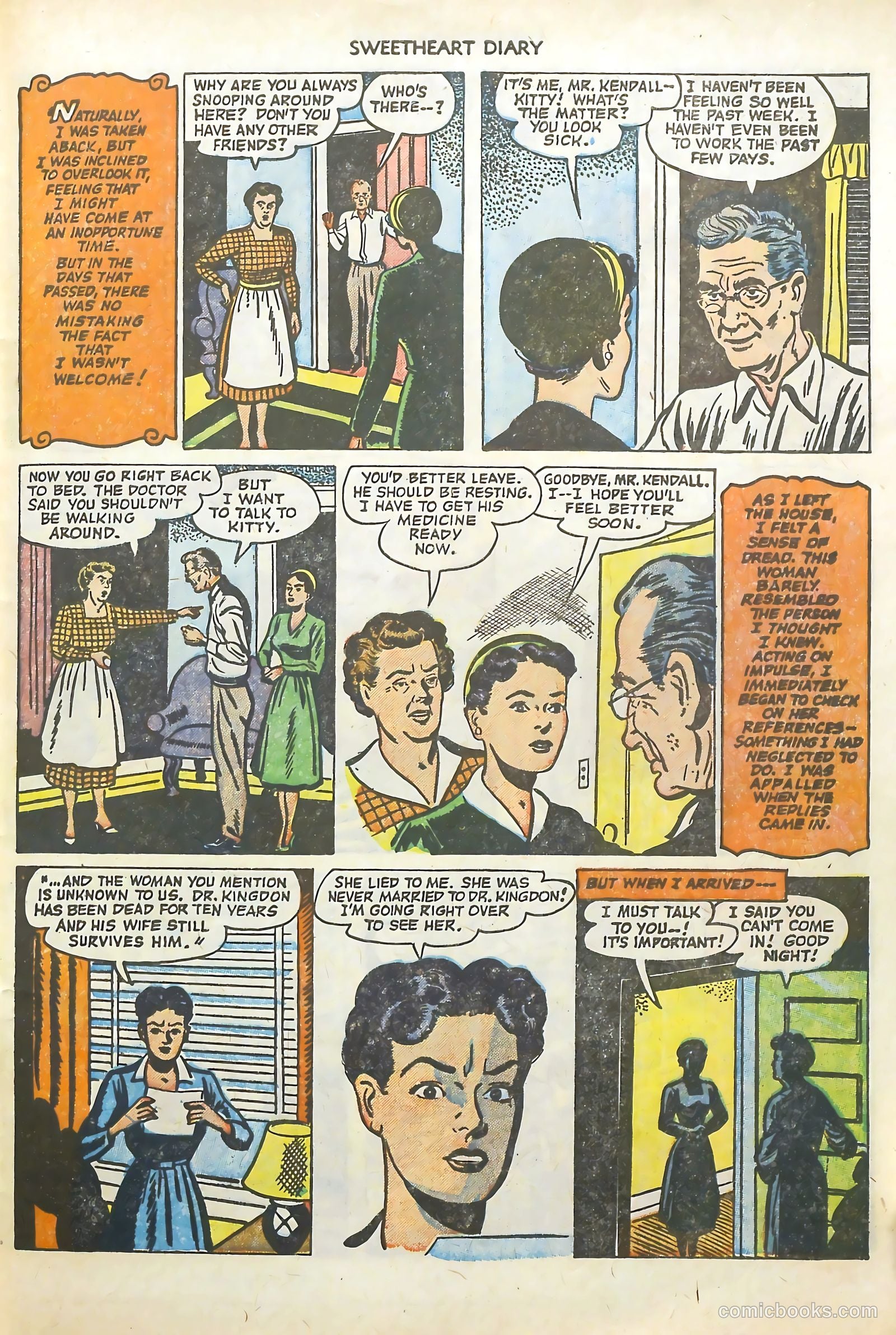Sweetheart Diary #10 (1952) — page 31 of 36
