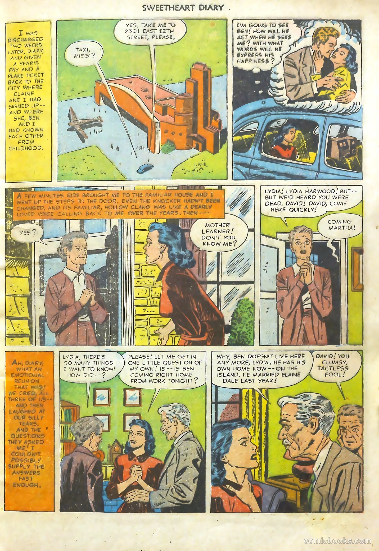 Sweetheart Diary #11 (1952) — page 6 of 37