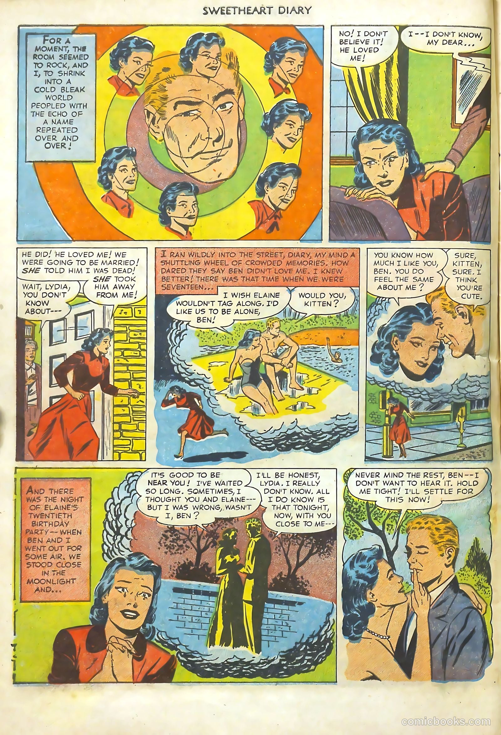 Sweetheart Diary #11 (1952) — page 7 of 37