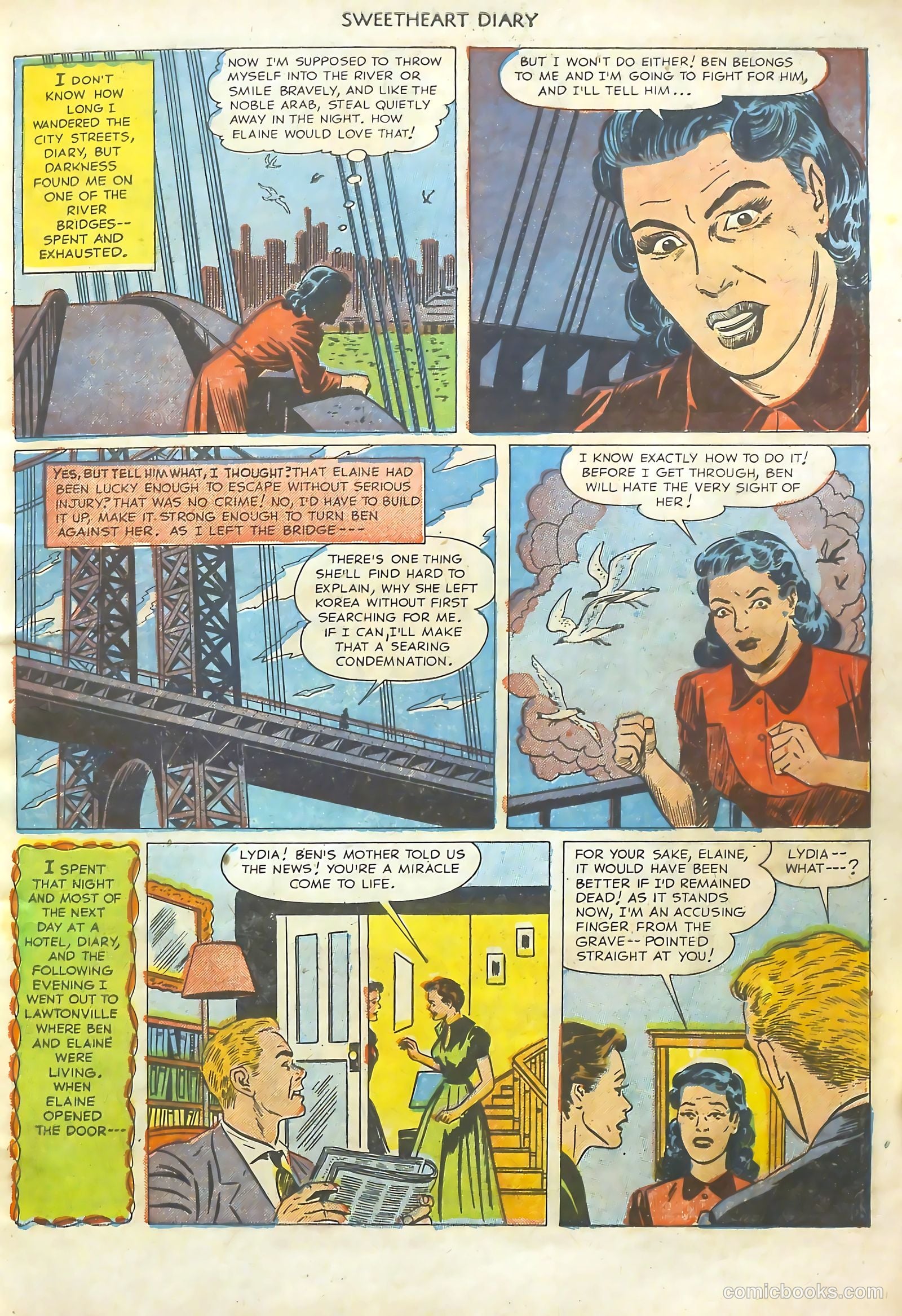 Sweetheart Diary #11 (1952) — page 8 of 37