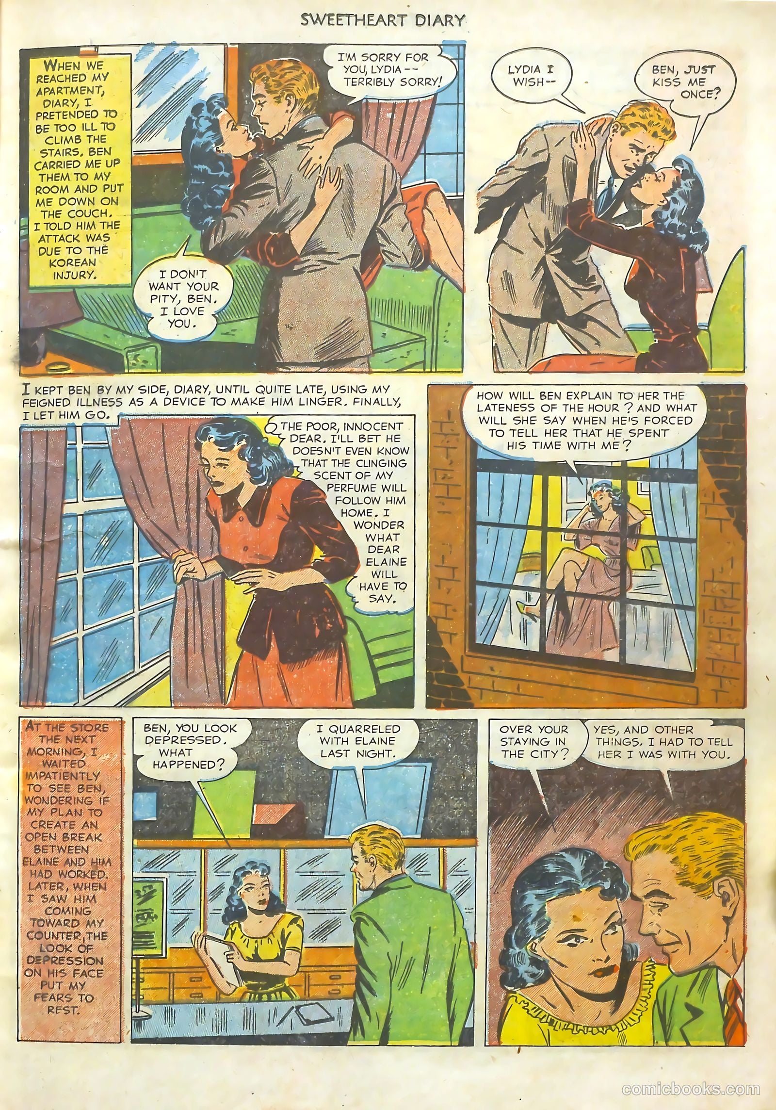 Sweetheart Diary #11 (1952) — page 12 of 37