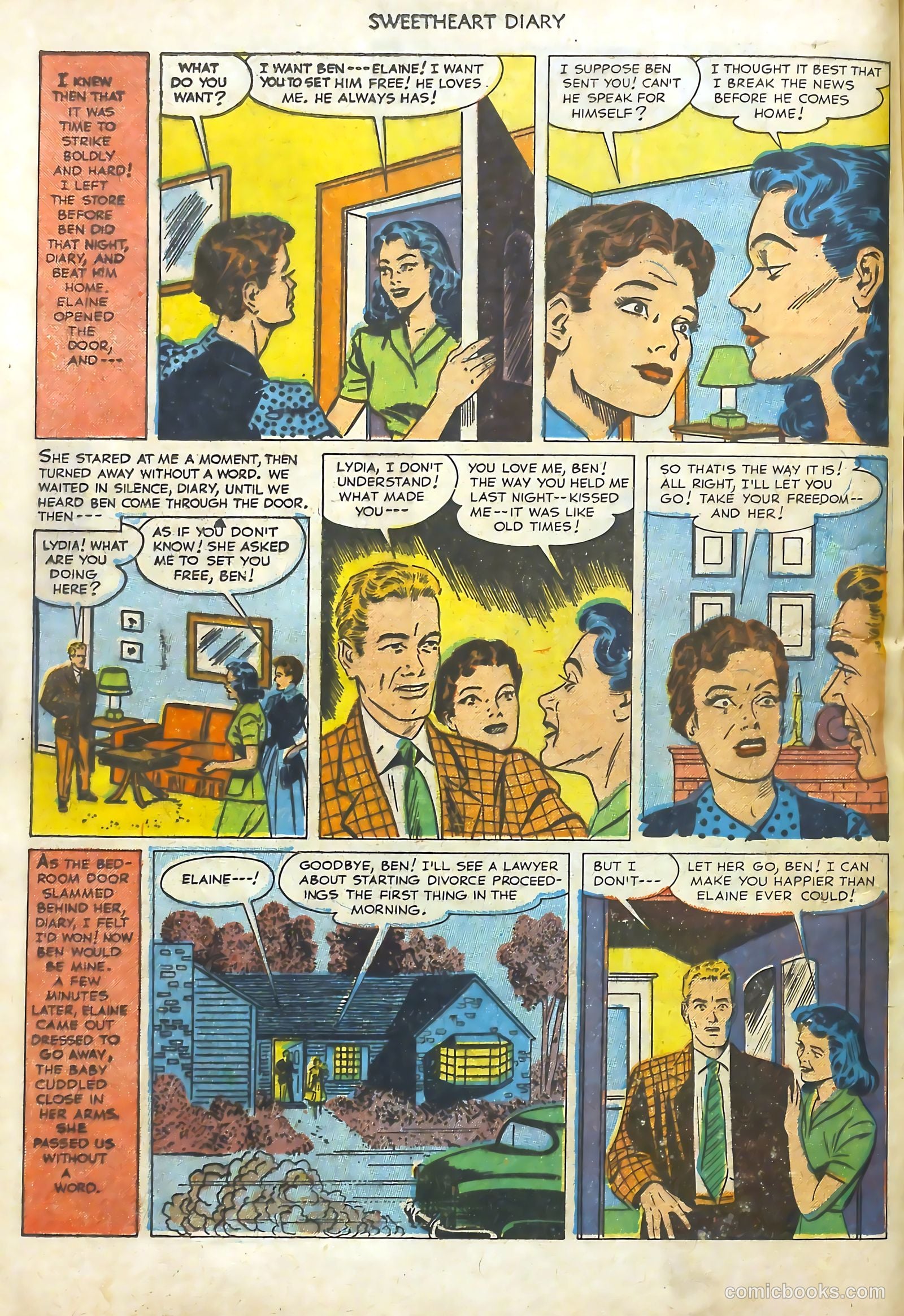 Sweetheart Diary #11 (1952) — page 13 of 37