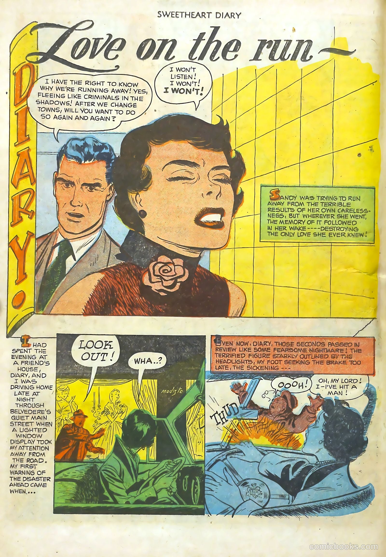 Sweetheart Diary #11 (1952) — page 15 of 37