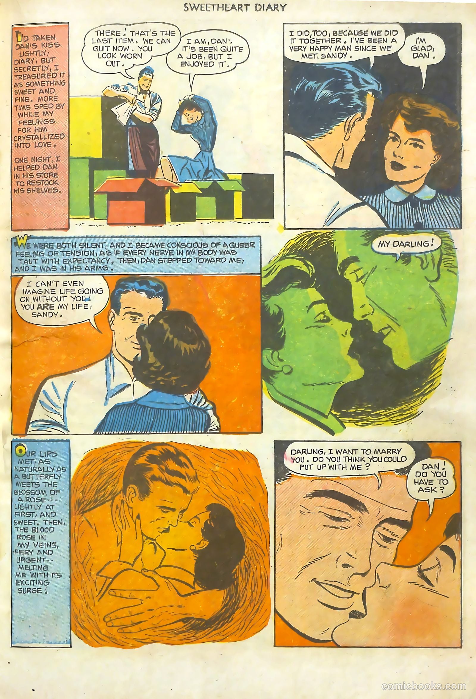Sweetheart Diary #11 (1952) — page 20 of 37