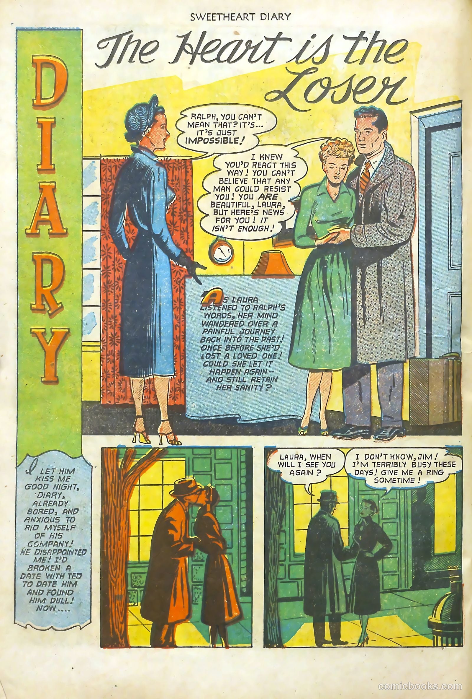 Sweetheart Diary #11 (1952) — page 27 of 37