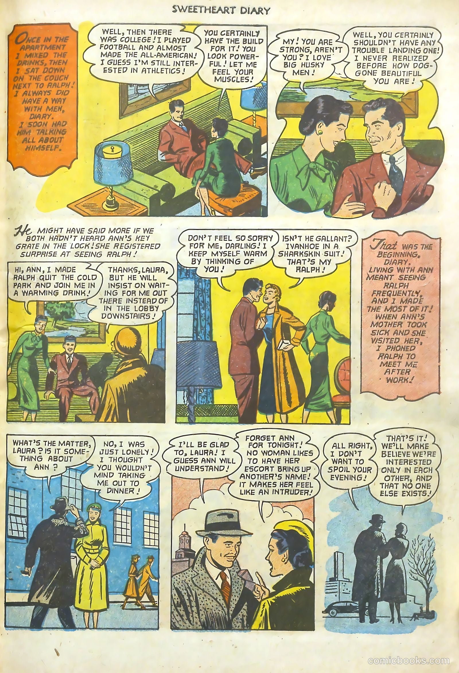 Sweetheart Diary #11 (1952) — page 32 of 37