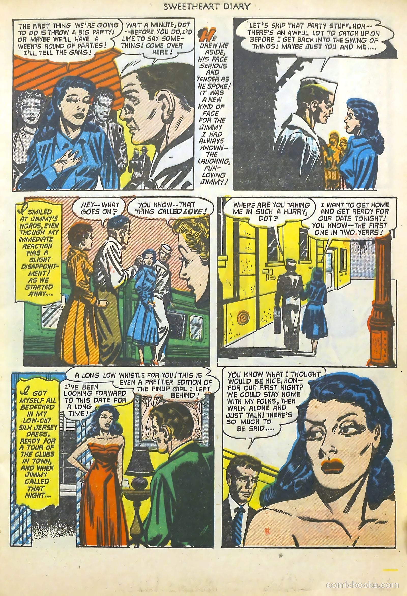 Sweetheart Diary #12 (1952) — page 6 of 37