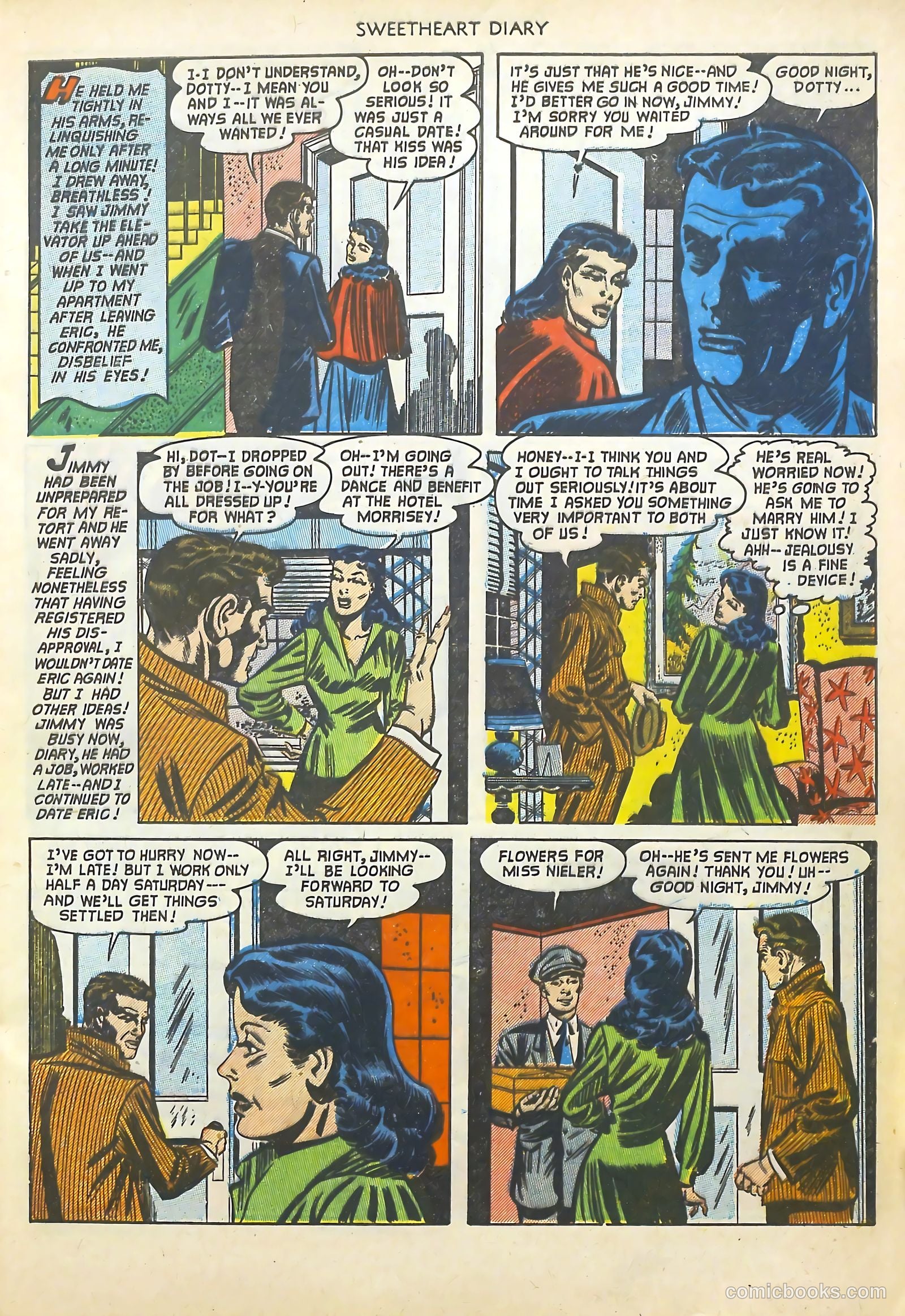 Sweetheart Diary #12 (1952) — page 10 of 37