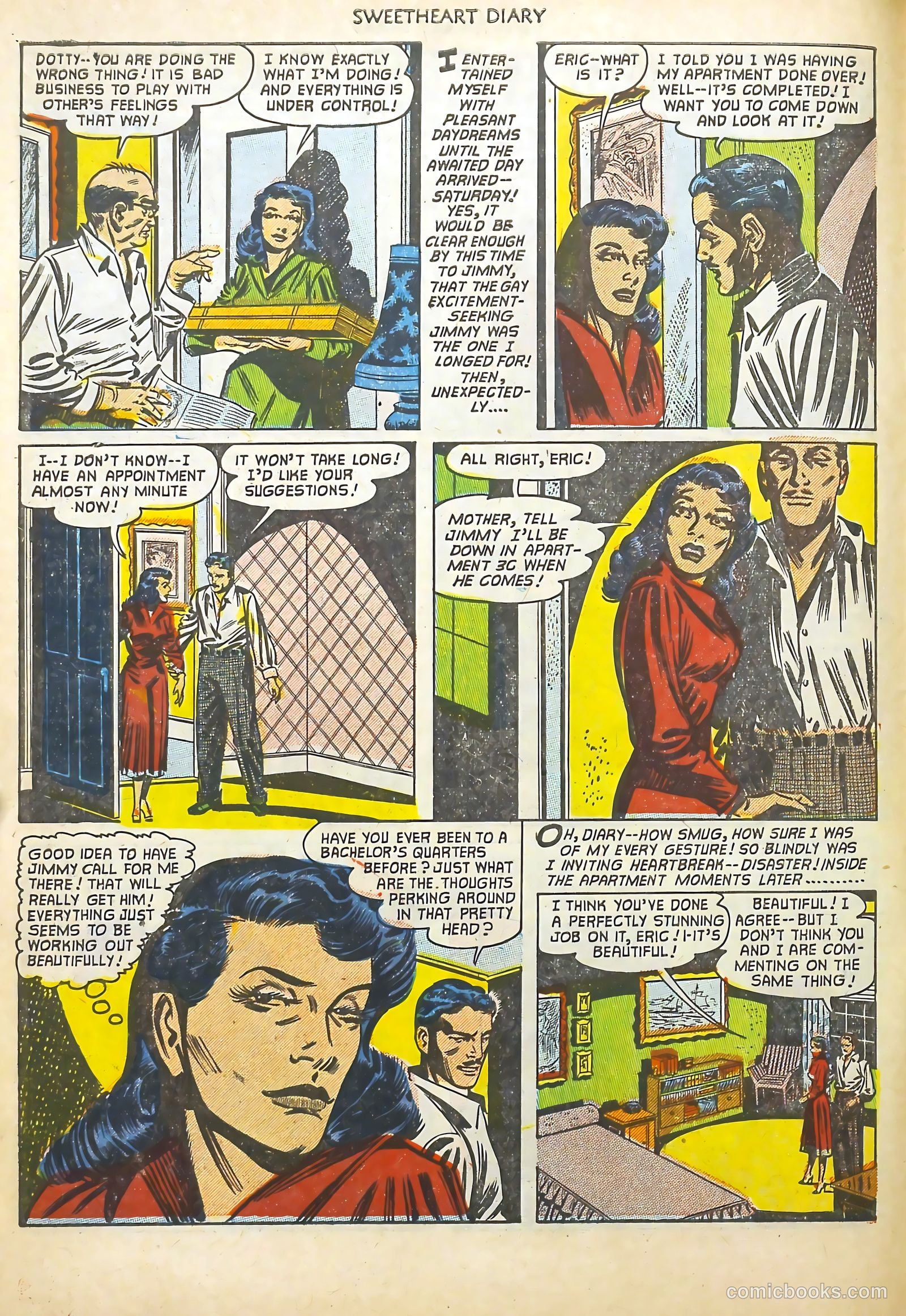 Sweetheart Diary #12 (1952) — page 11 of 37