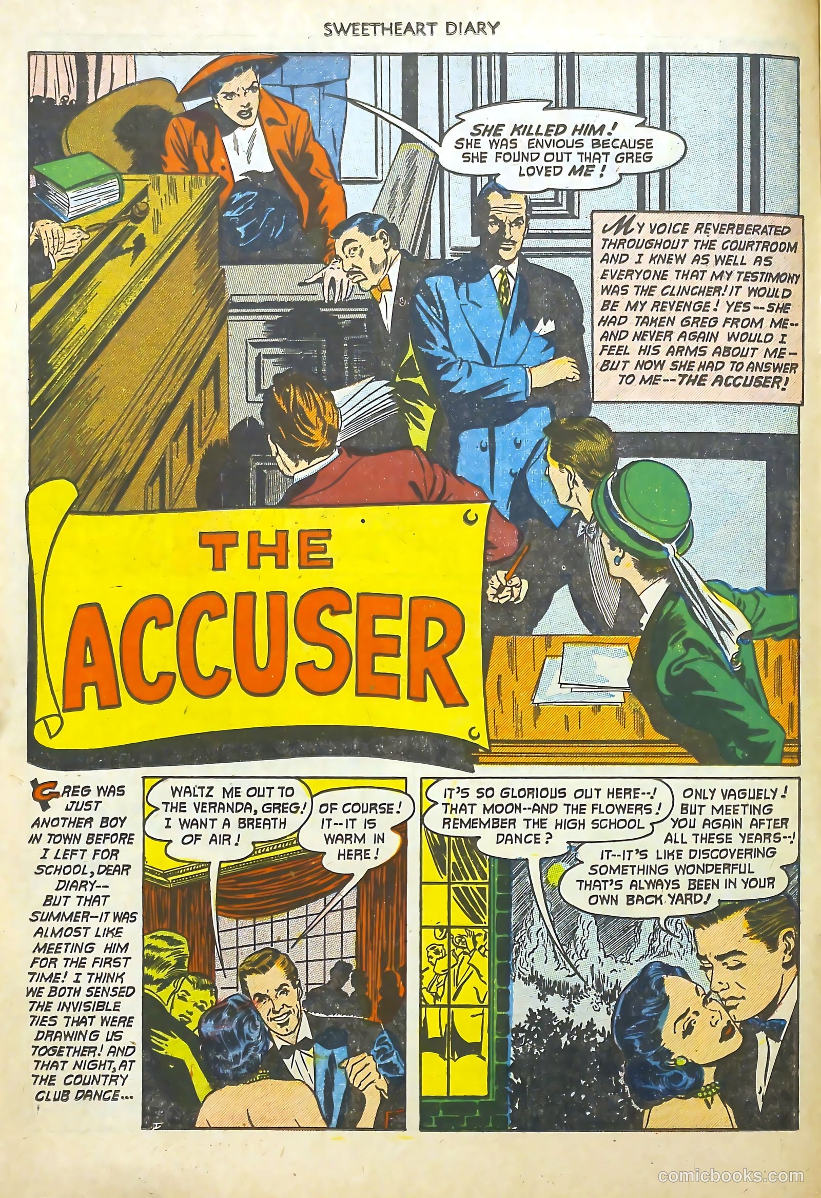 Sweetheart Diary #12 (1952) — page 15 of 37