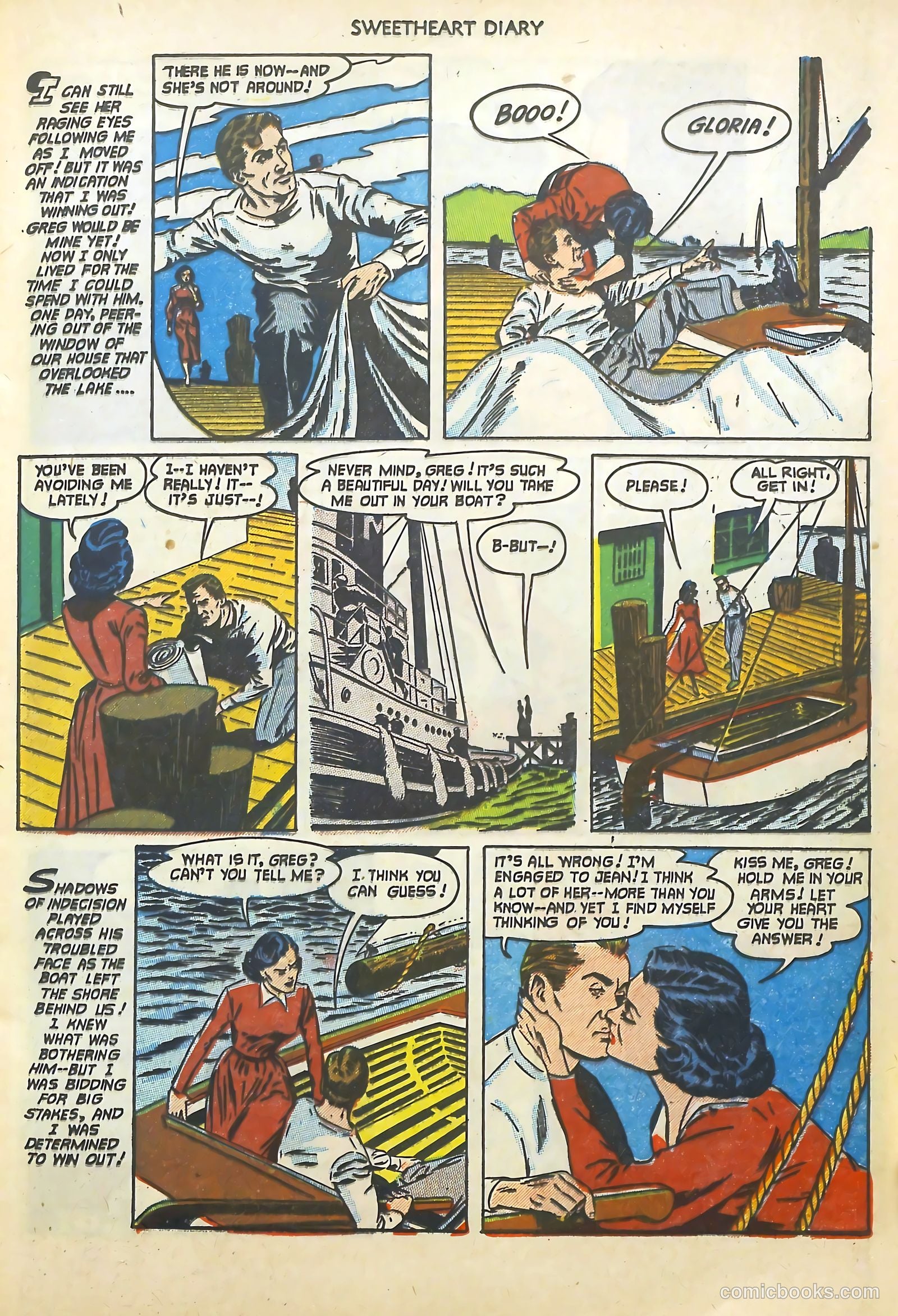 Sweetheart Diary #12 (1952) — page 18 of 37