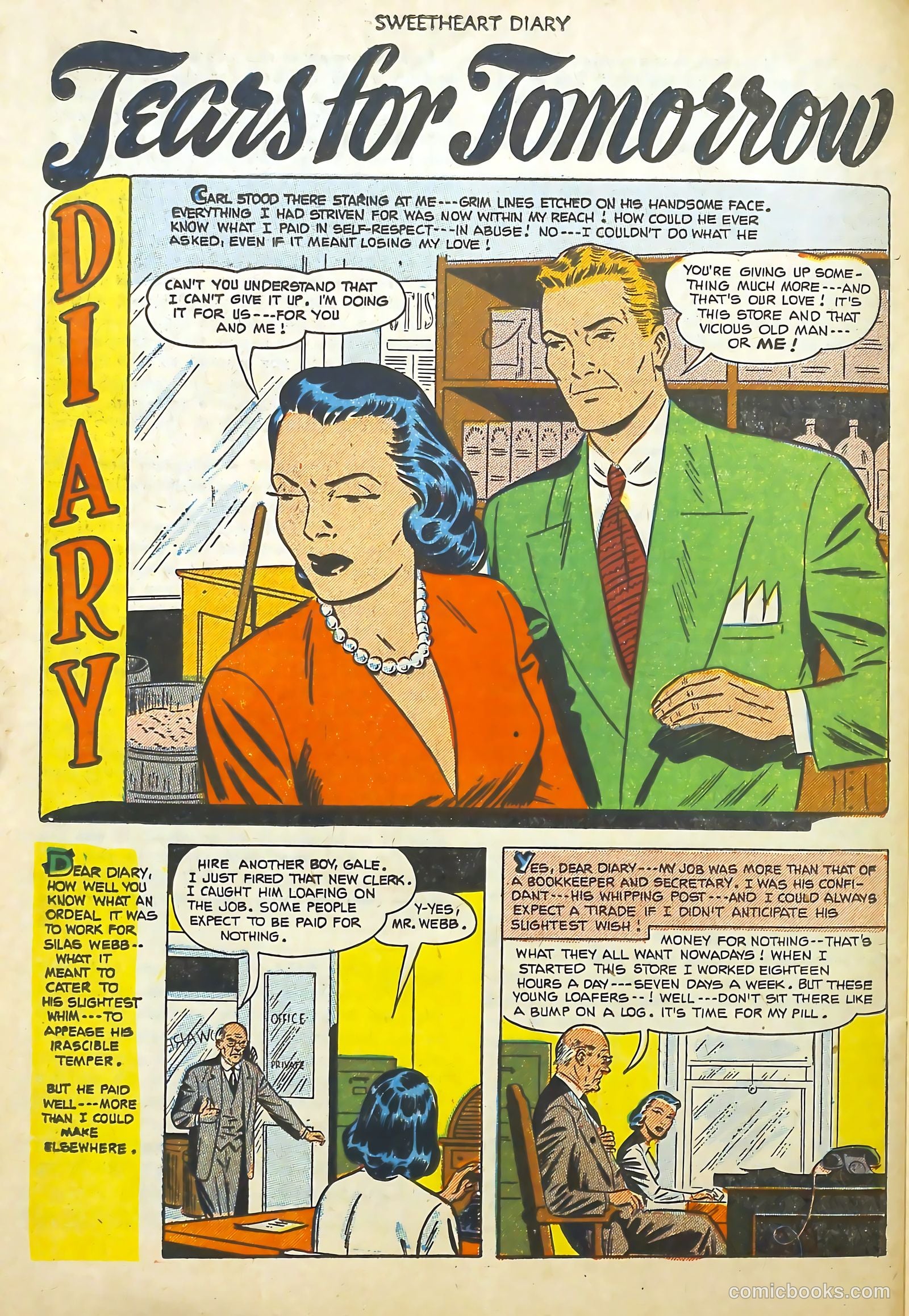 Sweetheart Diary #12 (1952) — page 27 of 37