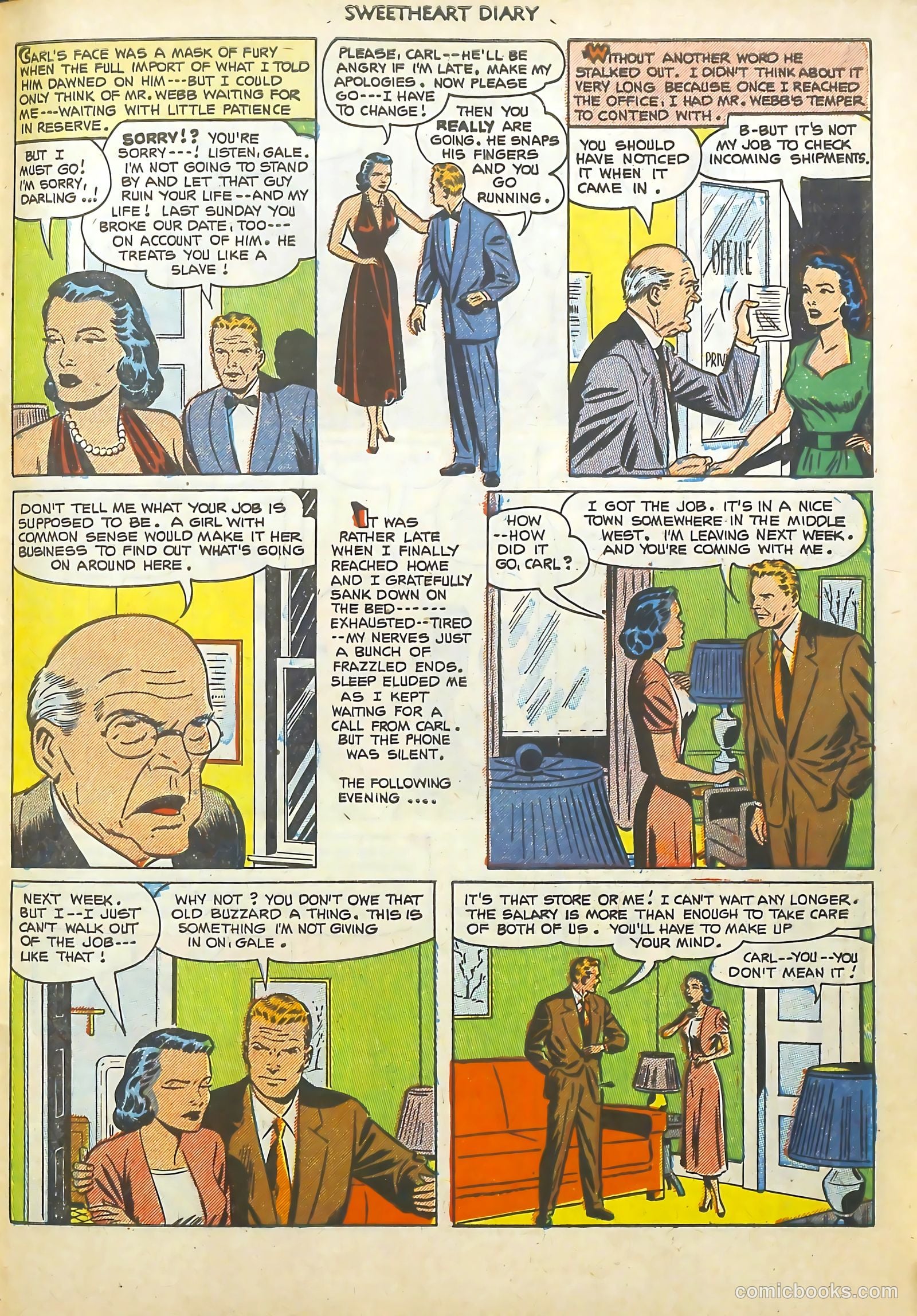 Sweetheart Diary #12 (1952) — page 32 of 37