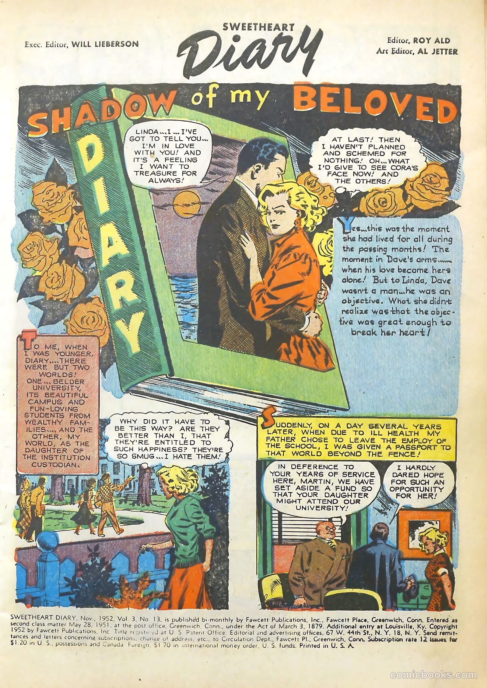 Sweetheart Diary #13 (1952) — page 3 of 36