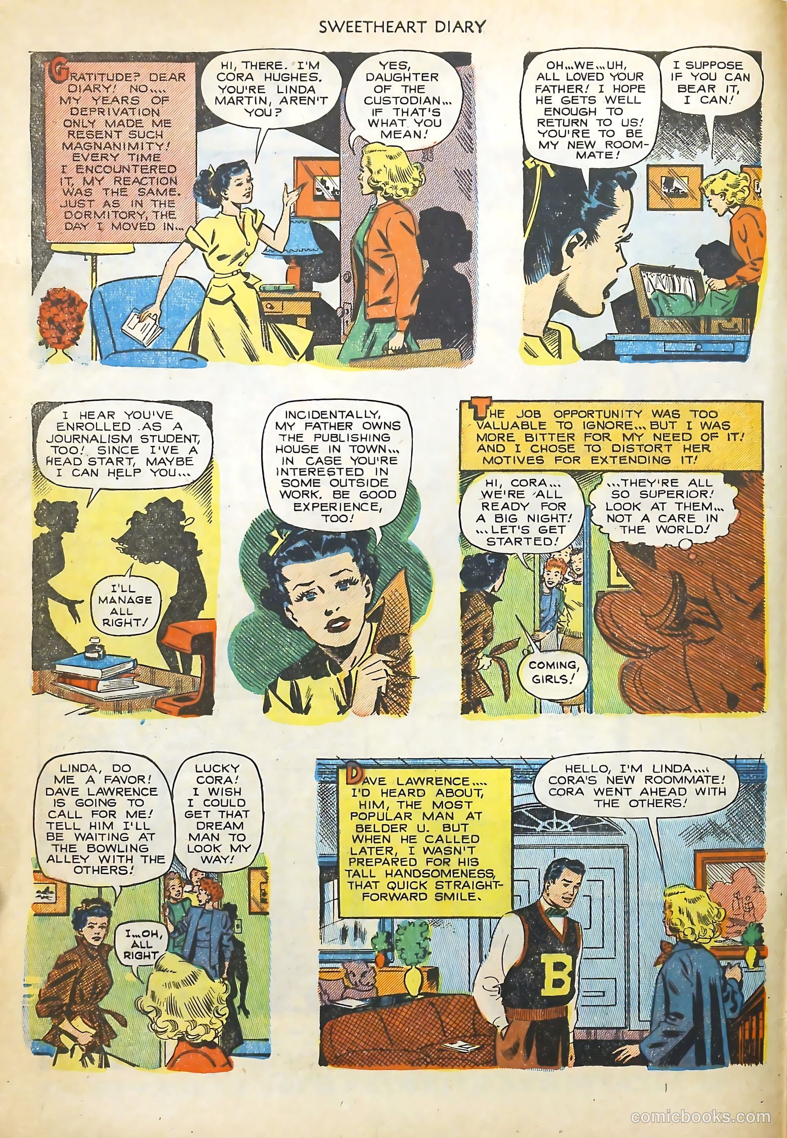 Sweetheart Diary #13 (1952) — page 4 of 36