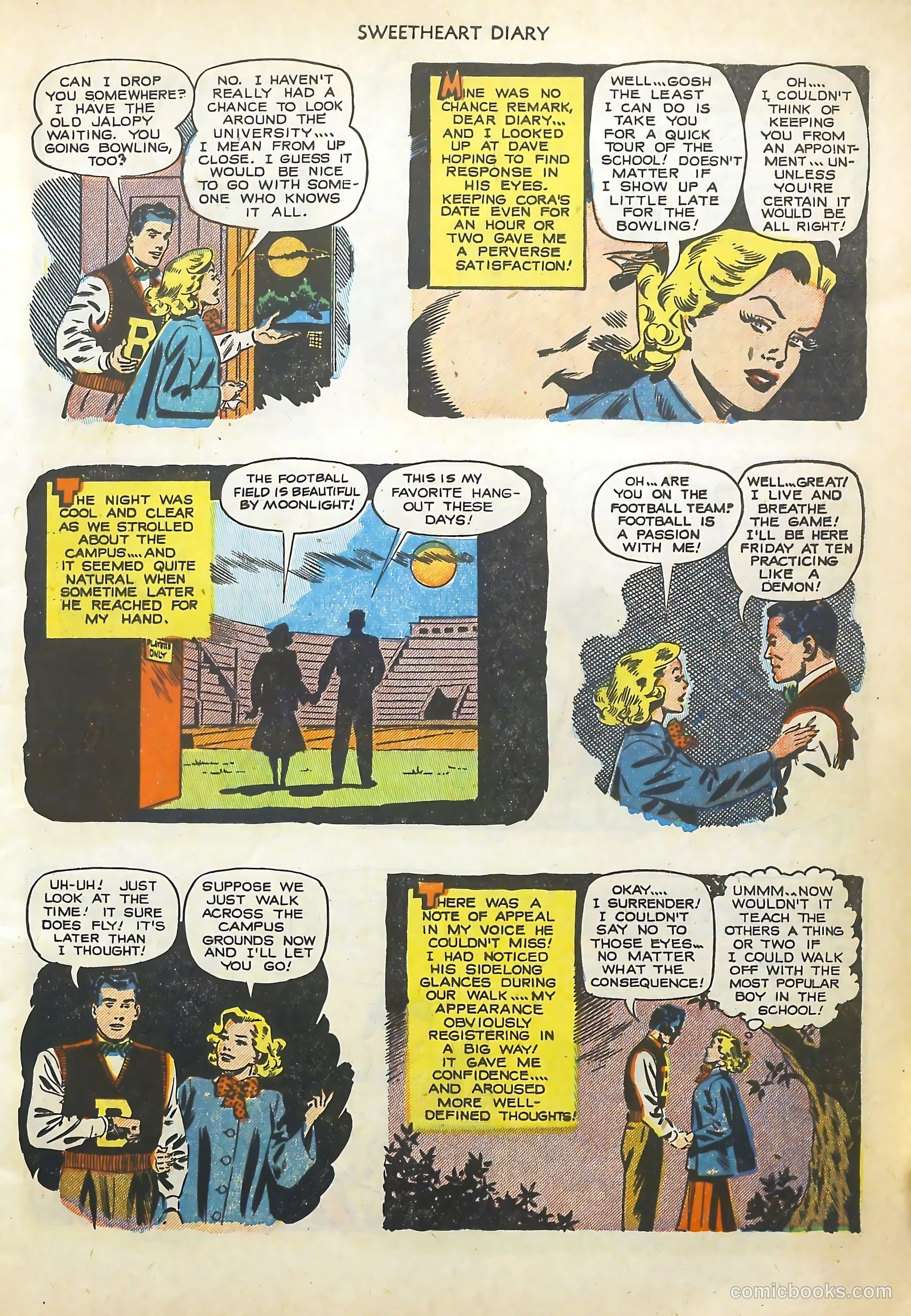 Sweetheart Diary #13 (1952) — page 5 of 36