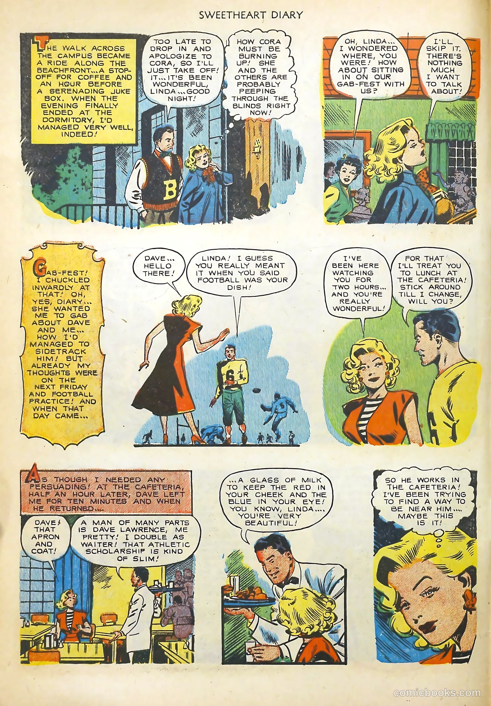 Sweetheart Diary #13 (1952) — page 6 of 36