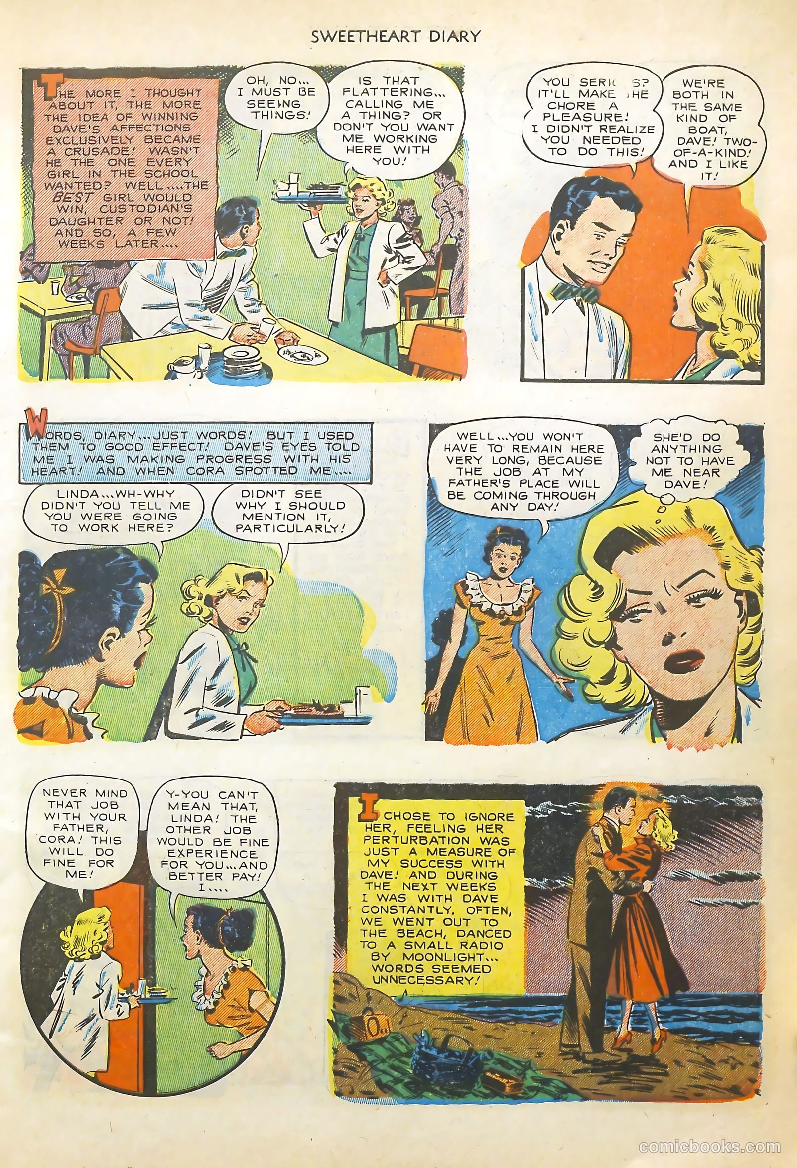 Sweetheart Diary #13 (1952) — page 7 of 36