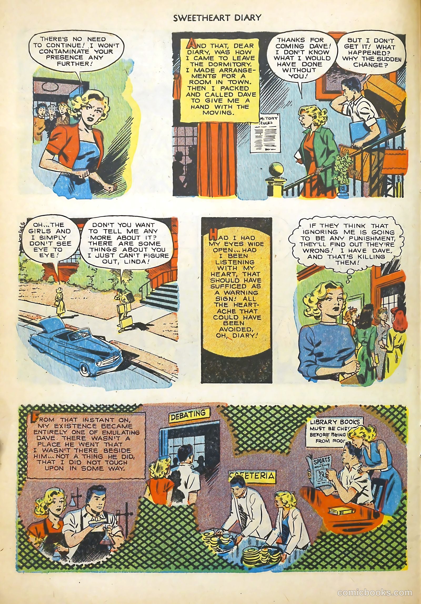 Sweetheart Diary #13 (1952) — page 10 of 36